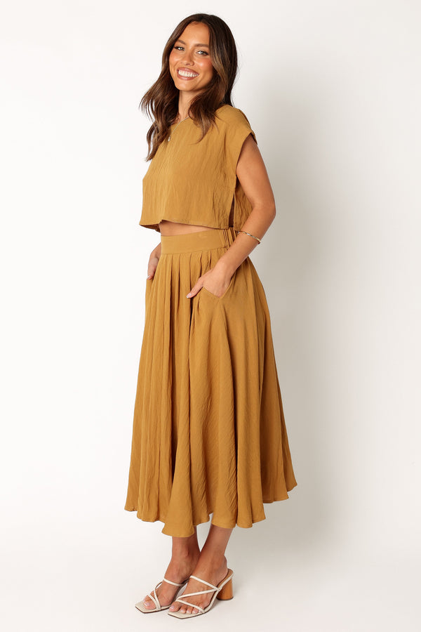 Petal and Pup USA SETS Bessie Two Piece Set - Mustard