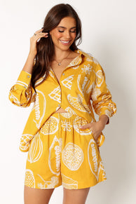 Petal and Pup USA SETS Bonnie Two Piece Set - Yellow