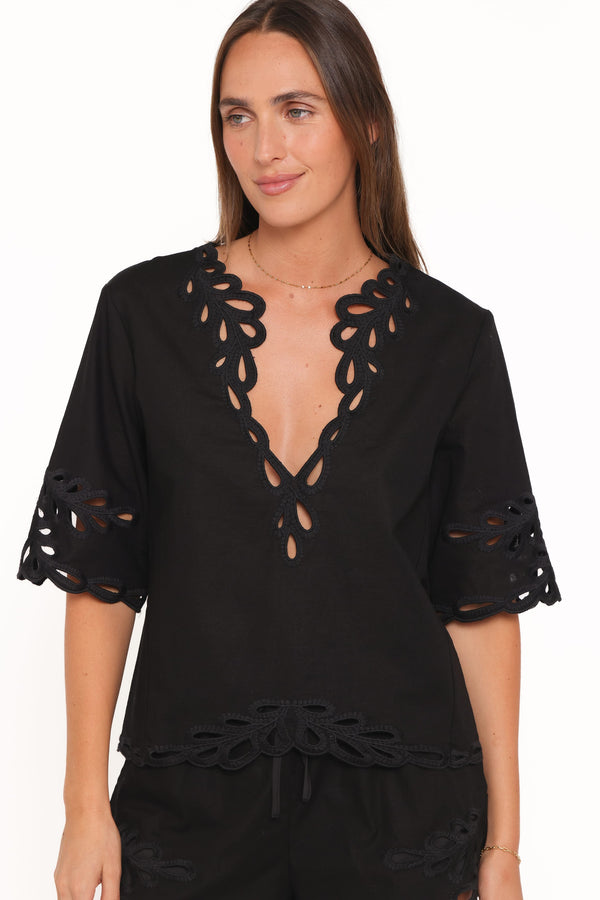 Petal and Pup USA SETS Brydie Short Set - Black