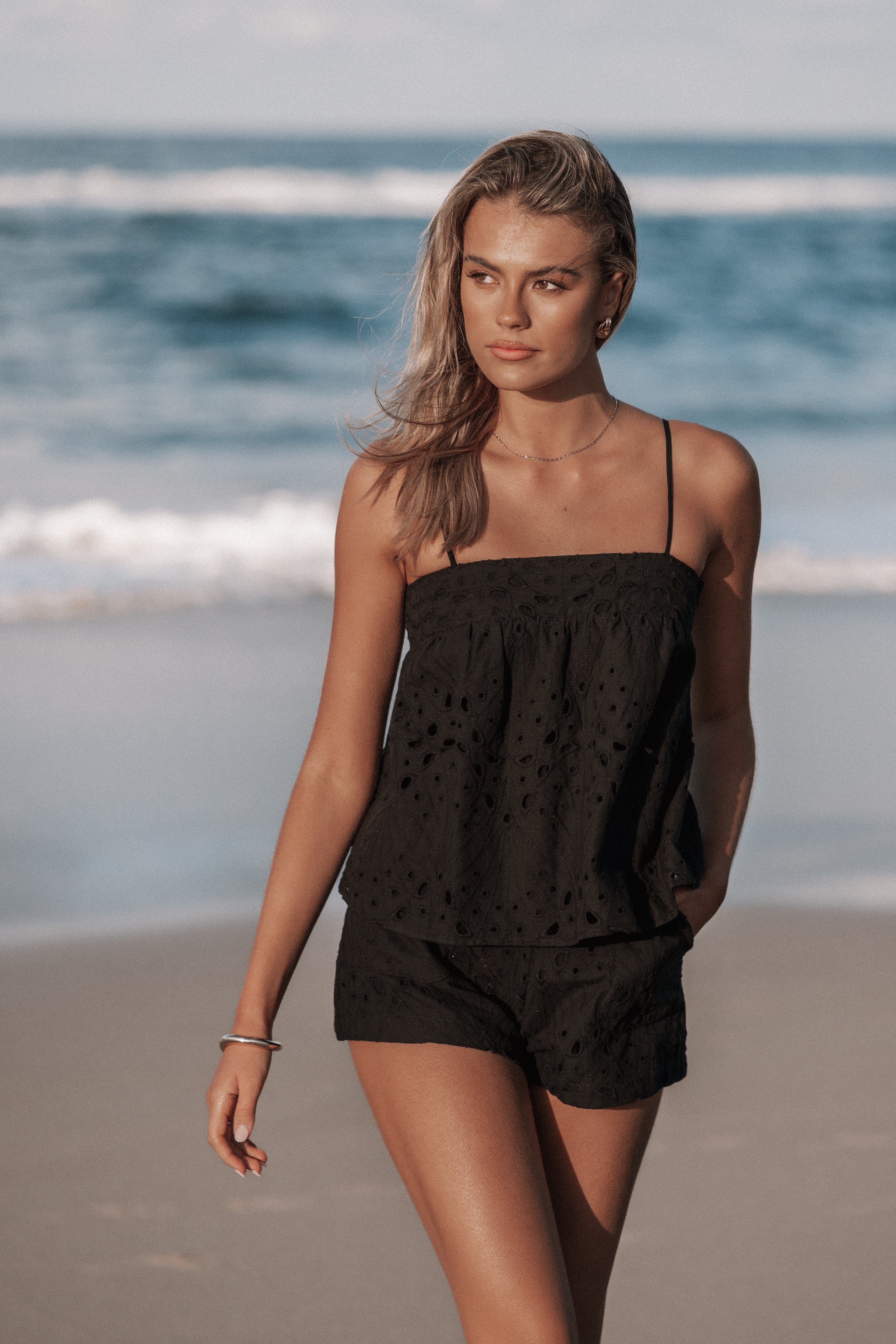 Calla Short Set - Black | Petal & Pup USA