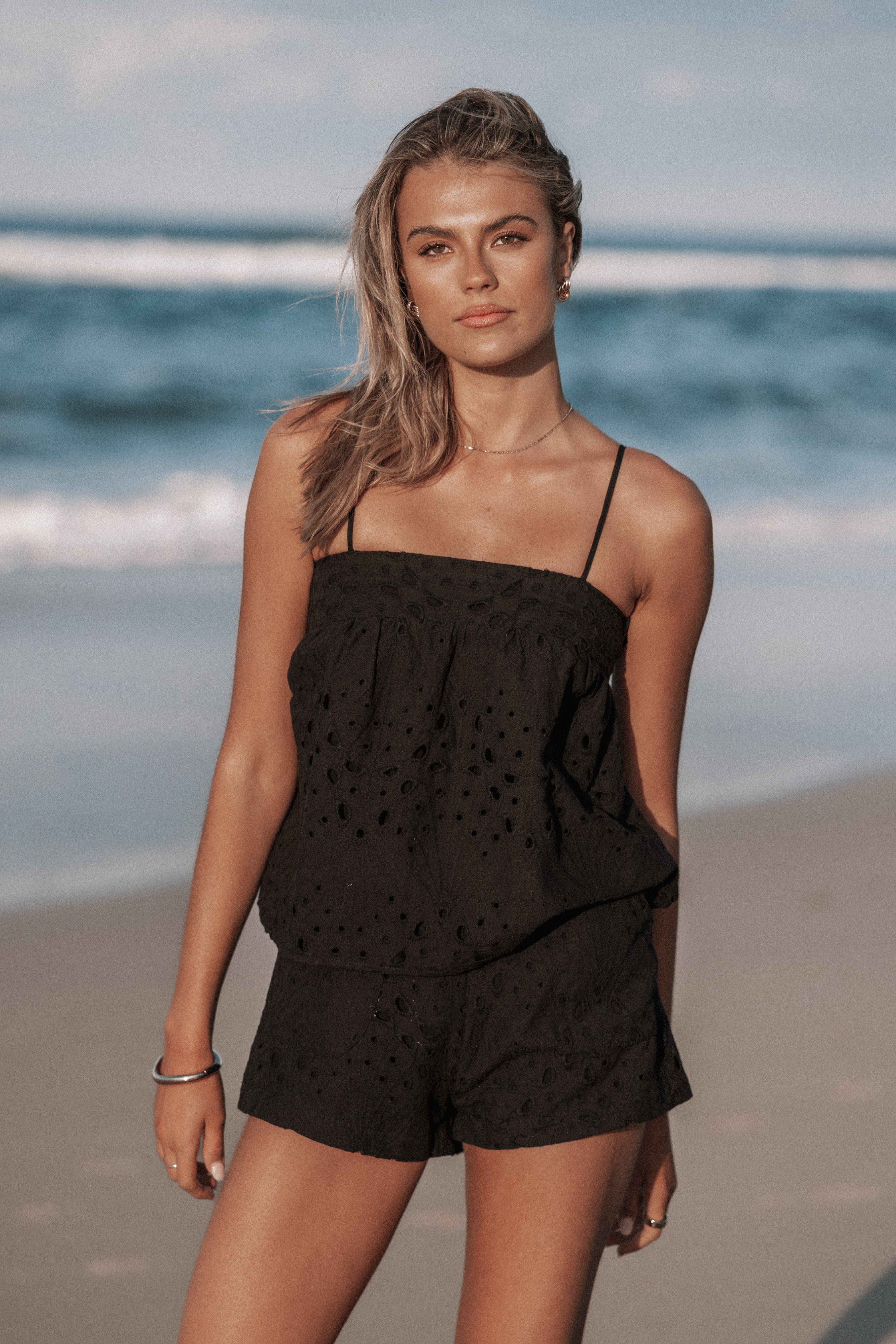 Calla Short Set - Black | Petal & Pup USA