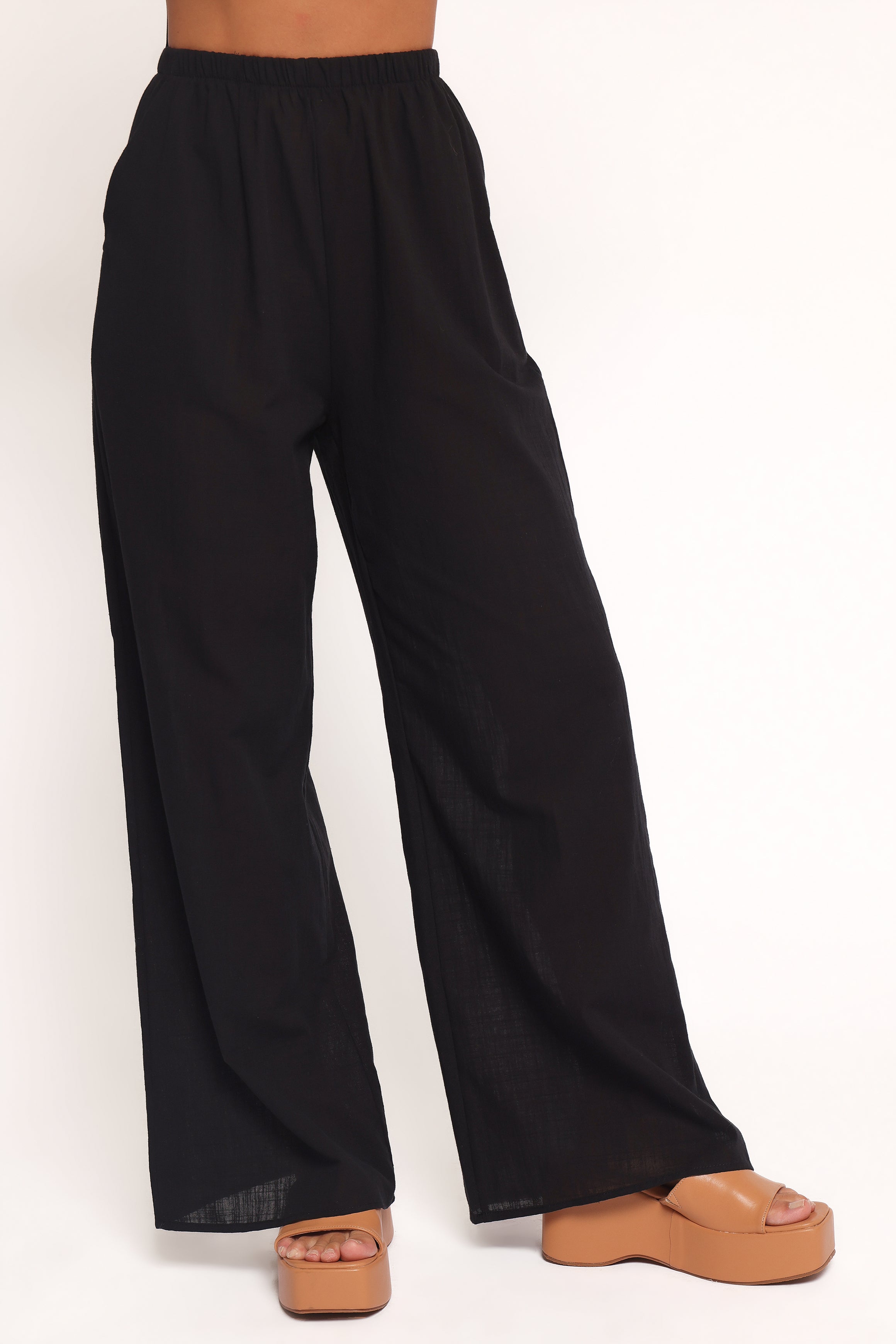 Petal and Pup USA SETS Charlie Strapless Pant Set - Black (Hold for Rack)