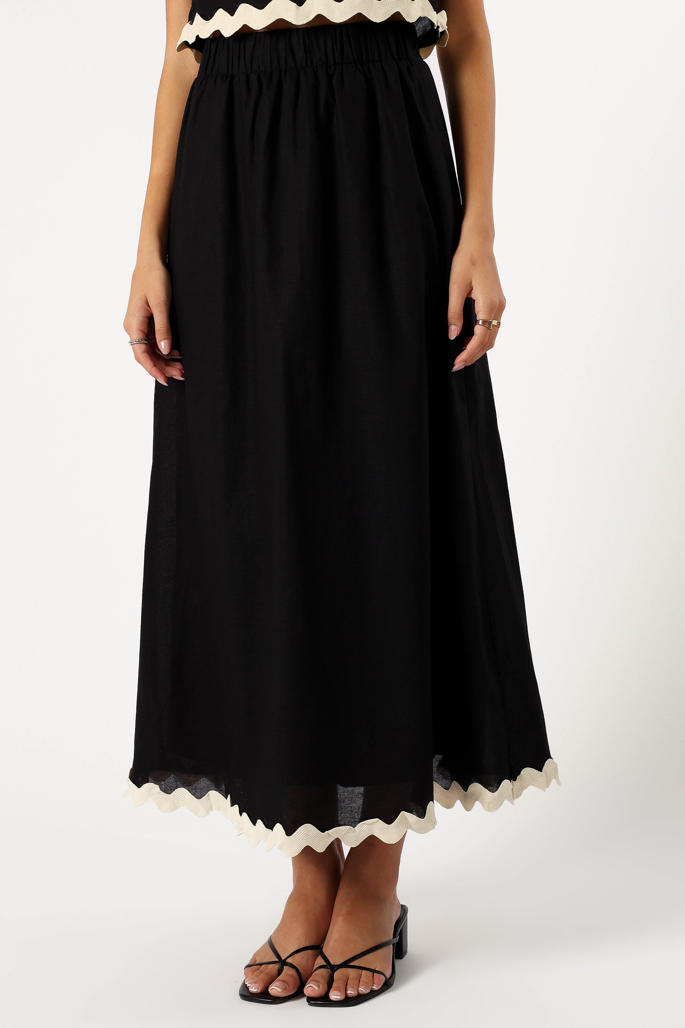 Petal and Pup USA SETS Chrissy Two Piece Set - Black Cream