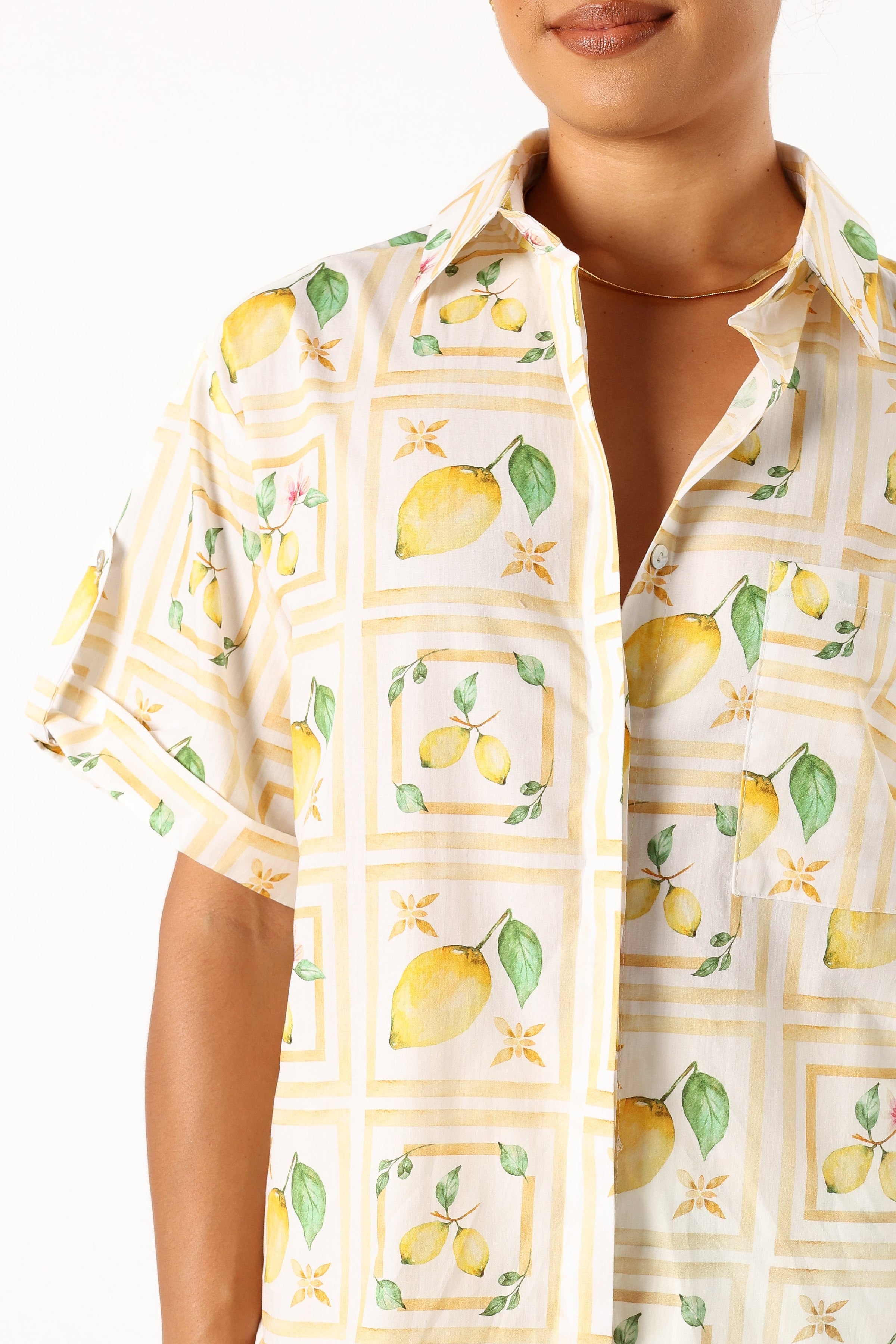 Petal and Pup USA SETS Domenica Short Set - Lemon Print