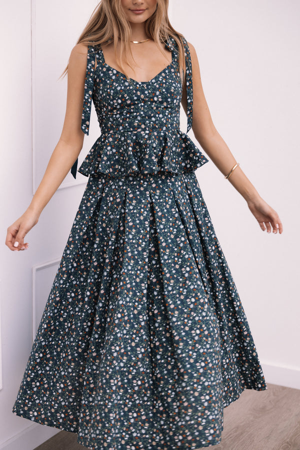 Petal and Pup USA SETS Eden Two Piece Set - Hunter Green