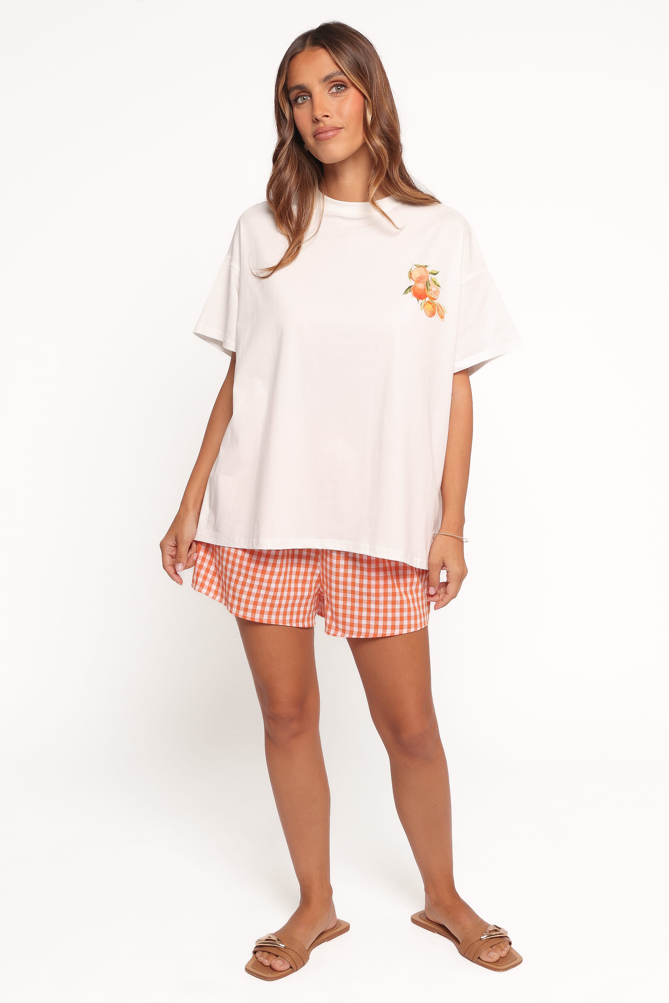 Emilia Short Set - Aperol Orange | Petal & Pup USA