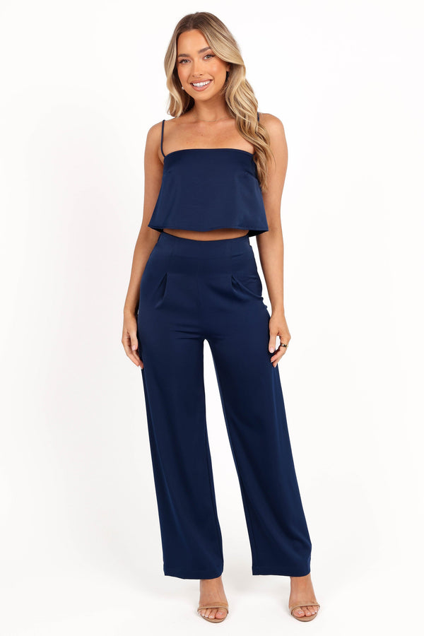 Petal and Pup USA SETS Esmeralda Two Piece Set - Navy