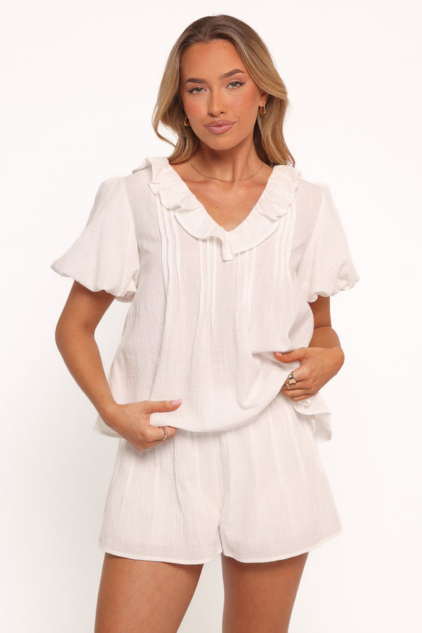 Petal and Pup USA SETS Felicity Short Set - White