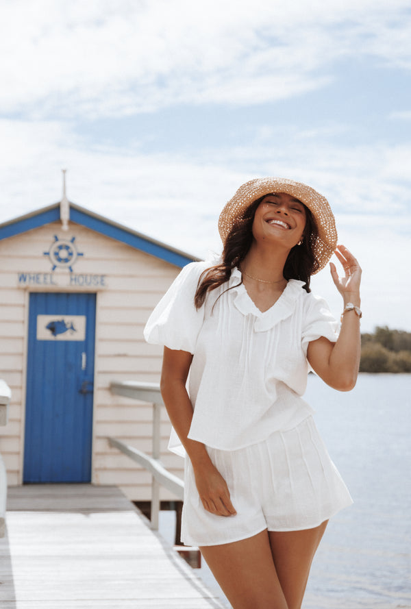 Petal and Pup USA SETS Felicity Short Set - White