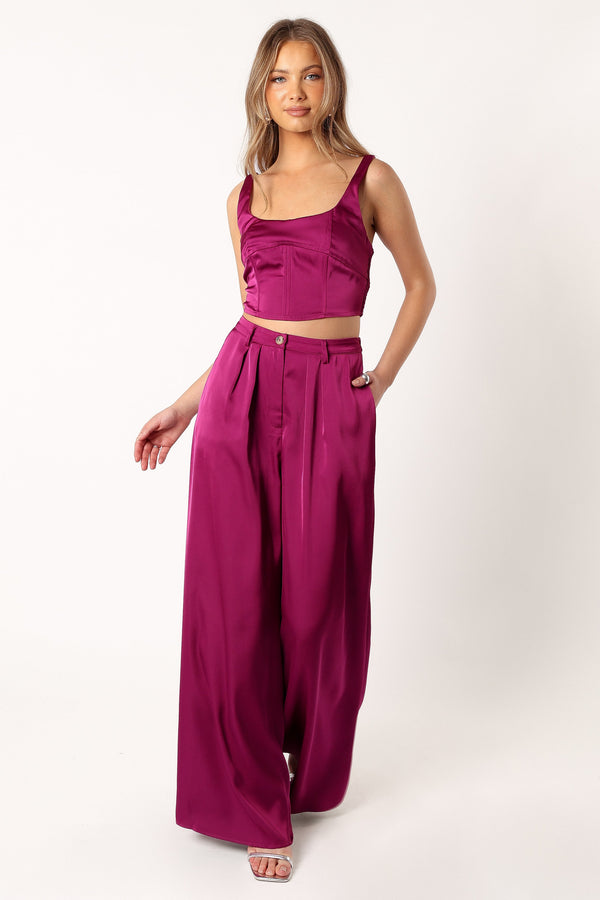 Petal and Pup USA SETS Felix Two Piece Set - Magenta