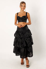 Petal and Pup USA SETS Florence Skirt Set - Black