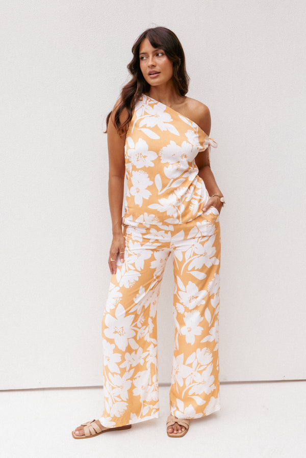Petal and Pup USA SETS Flynn Pant Set - Yellow Floral