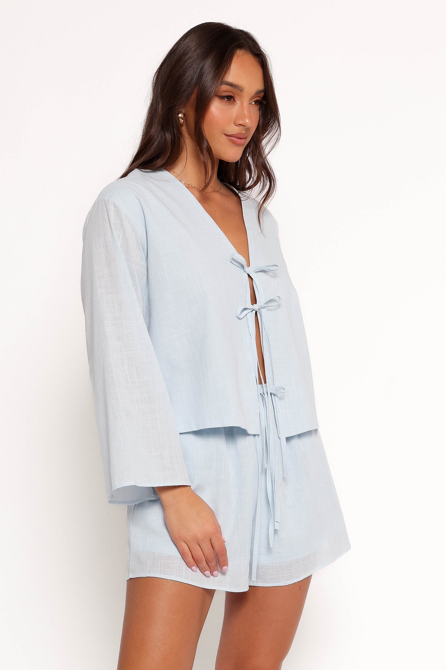 Petal and Pup USA SETS Flynn Short Set - Pale Blue