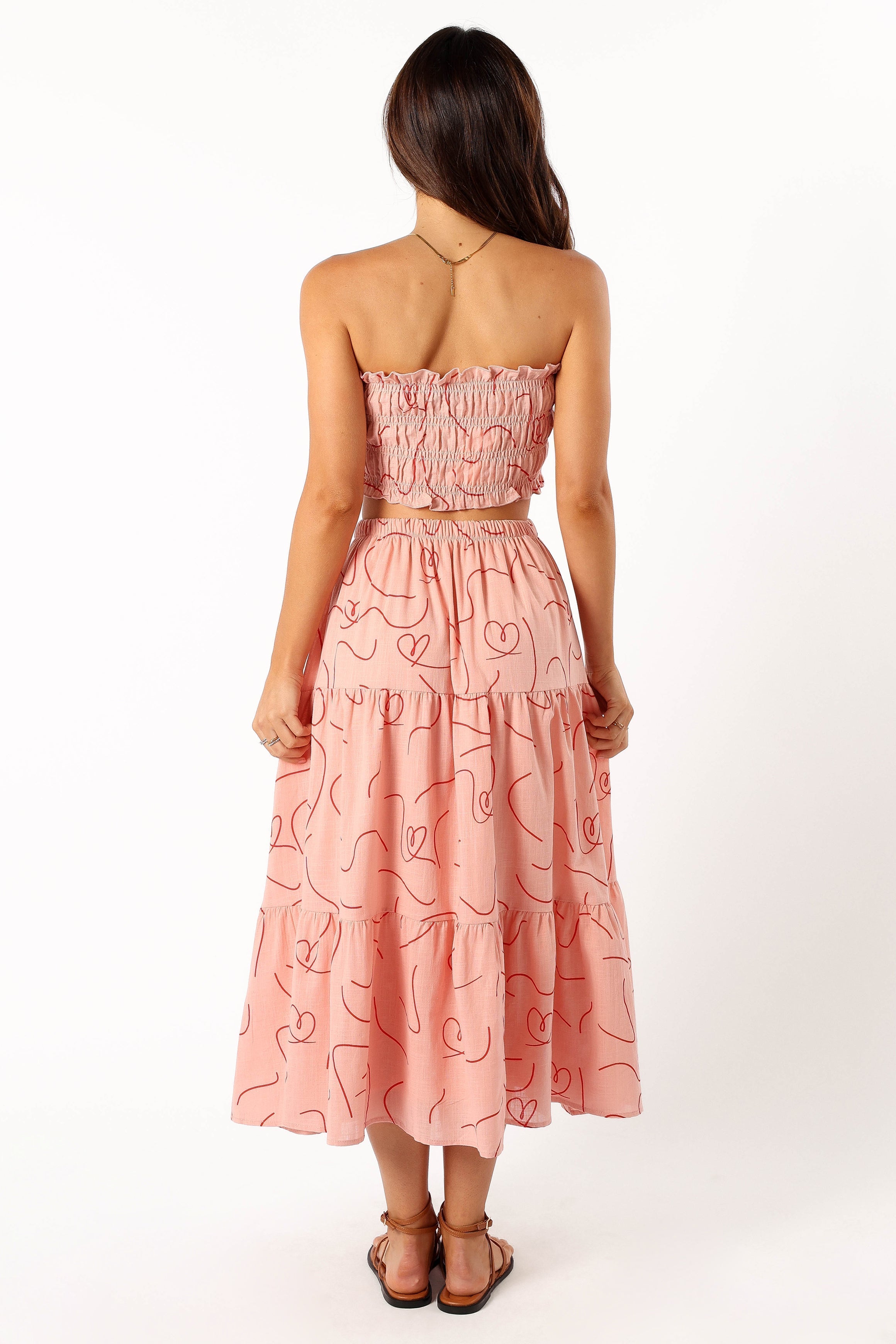 Petal and Pup USA SETS Francesca Two Piece Set - Pink Swirl