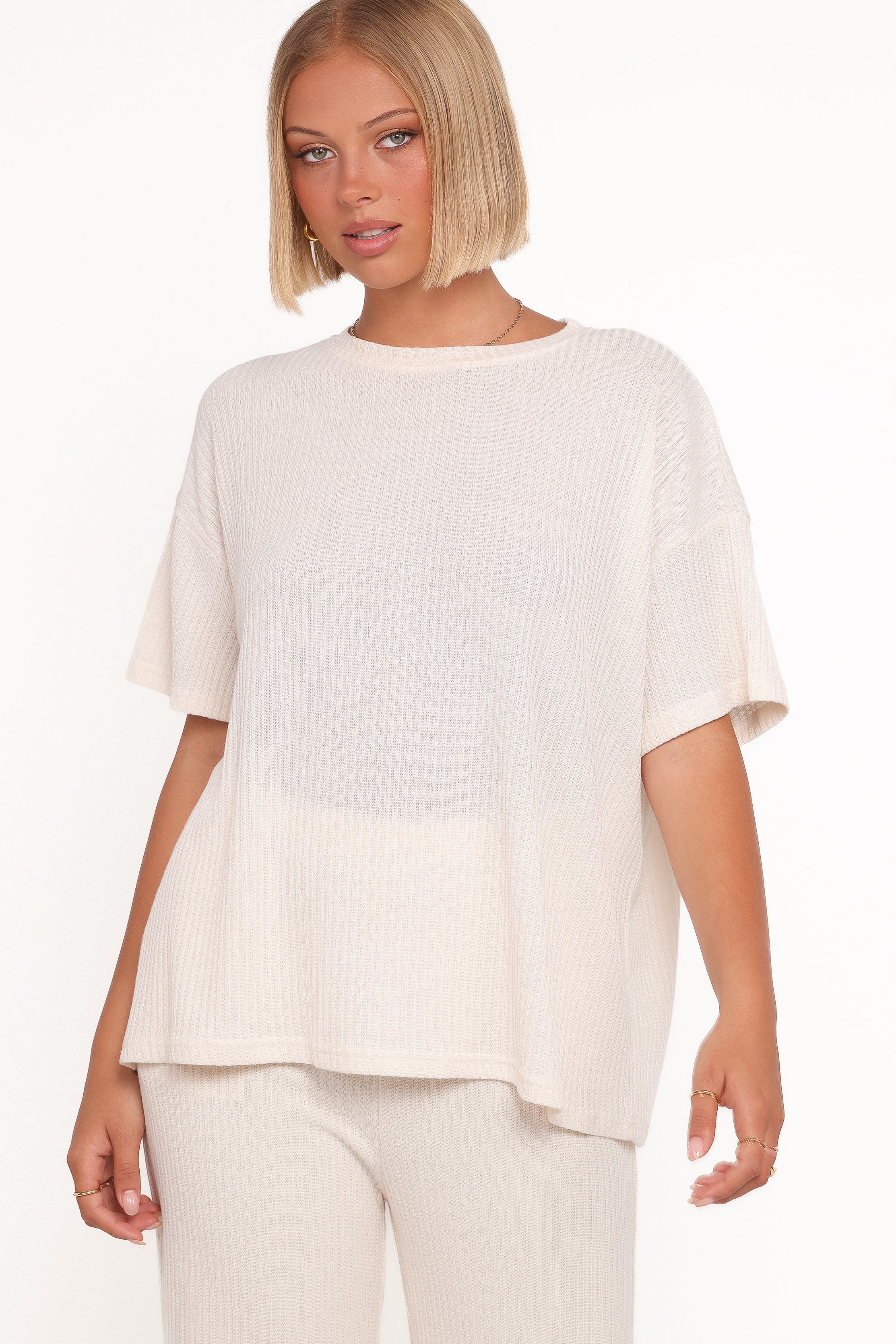 Petal and Pup USA SETS Granger Knit Pant Set - Cream