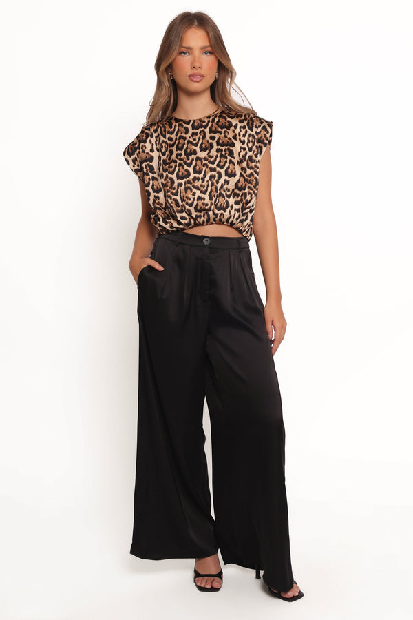 Petal and Pup USA SETS Harlow Two Piece Set - Tan Black