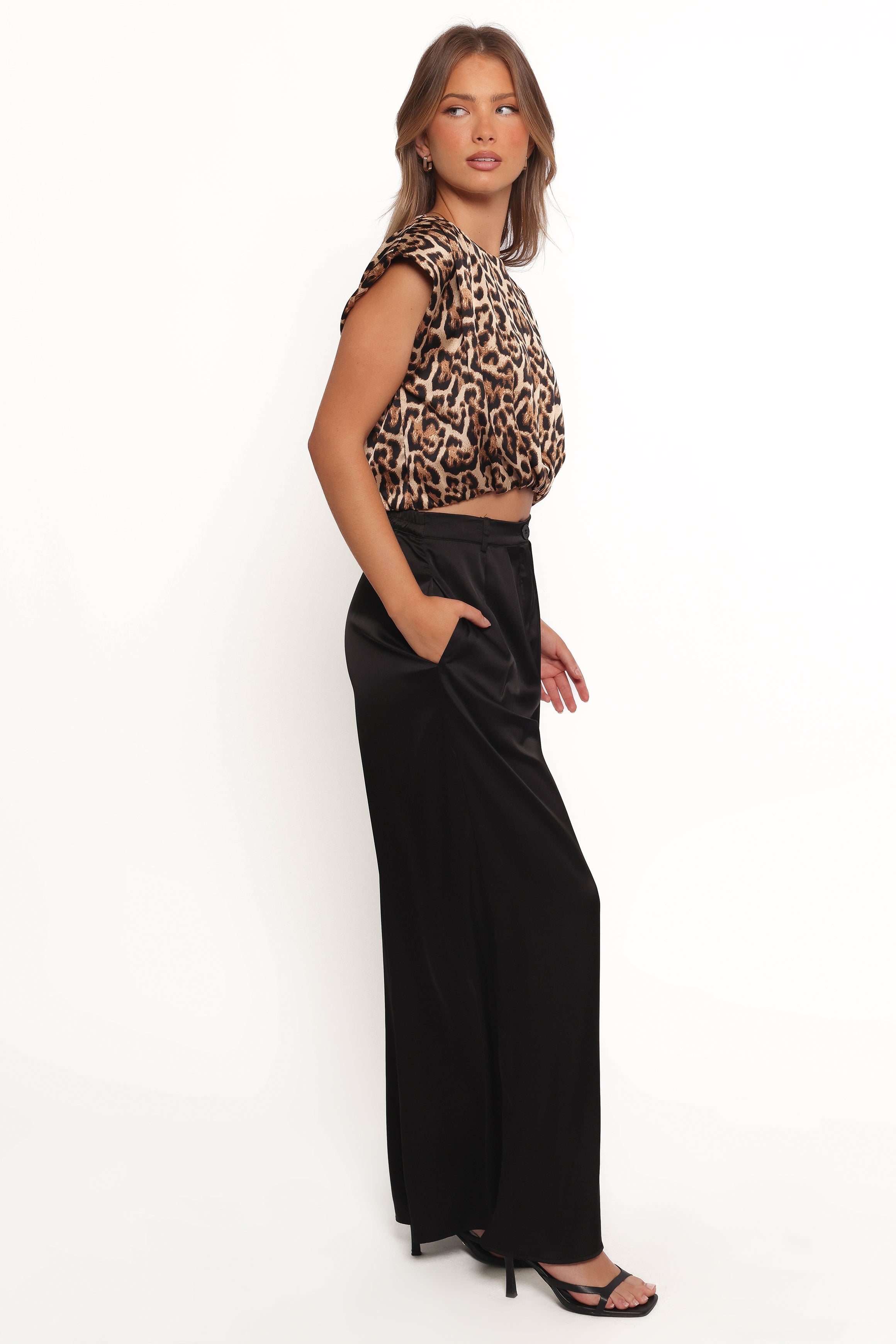 Petal and Pup USA SETS Harlow Two Piece Set - Tan Black