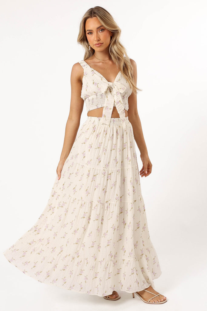 Helena Two Piece Set Lilac Floral Petal & Pup USA