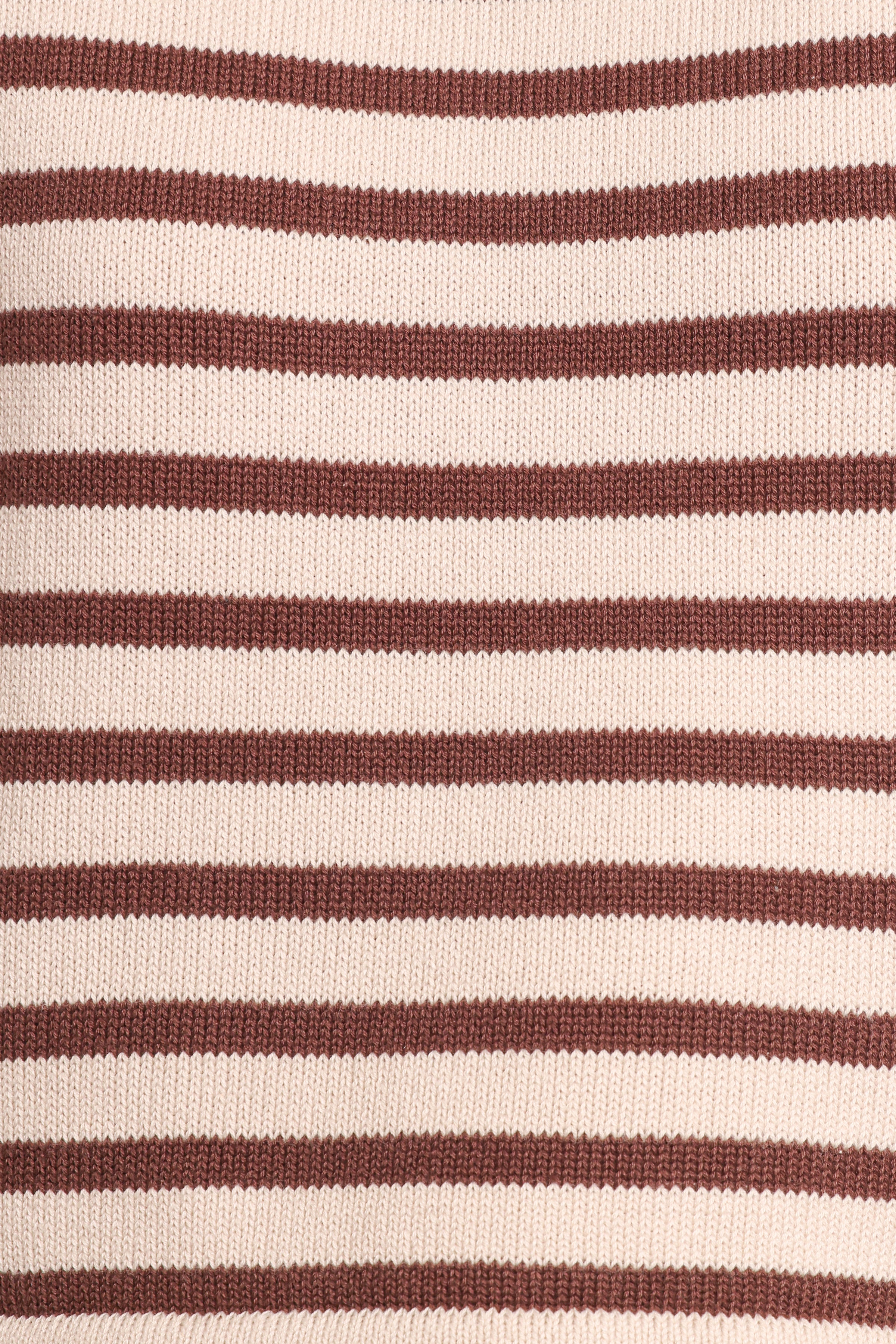 Petal and Pup USA SETS Ilona Knit Set - Brown/Cream