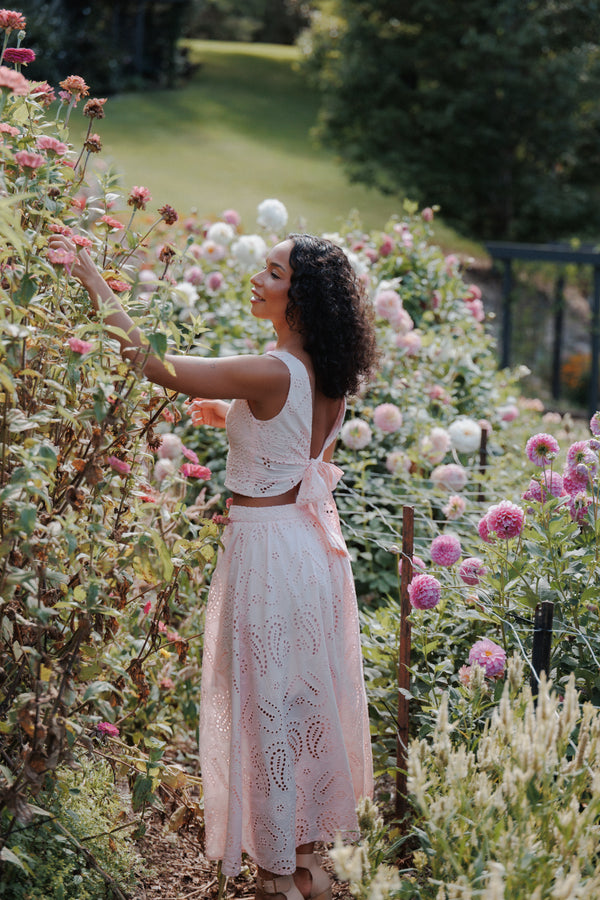 Petal and Pup USA SETS Isabelle Maxi Skirt Set - Pink