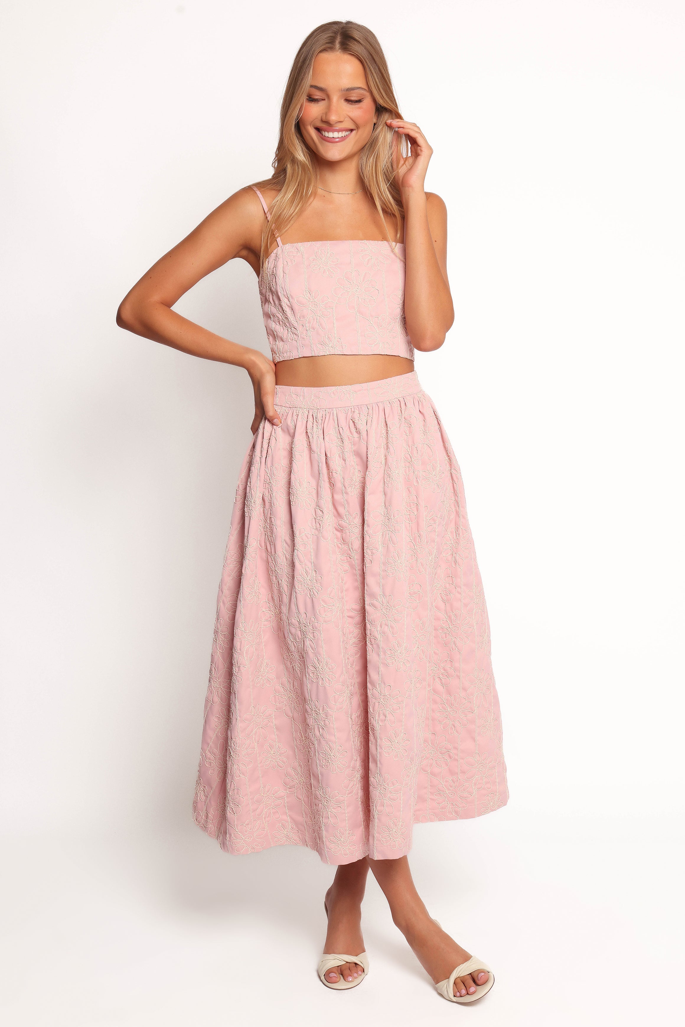 Petal and Pup USA SETS Jazara Skirt Set - Pink