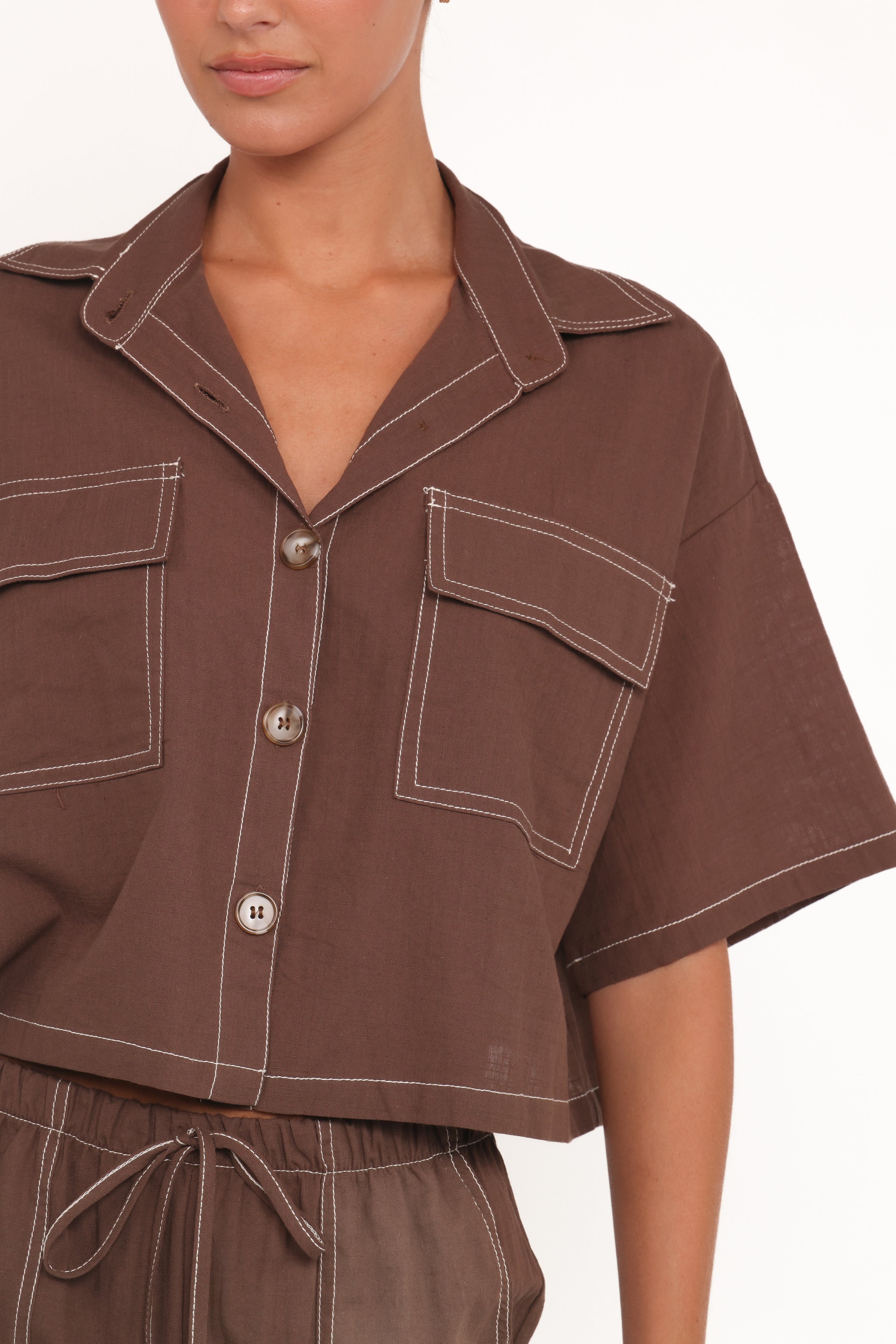 Petal and Pup USA SETS Jill Pant Set - Chocolate