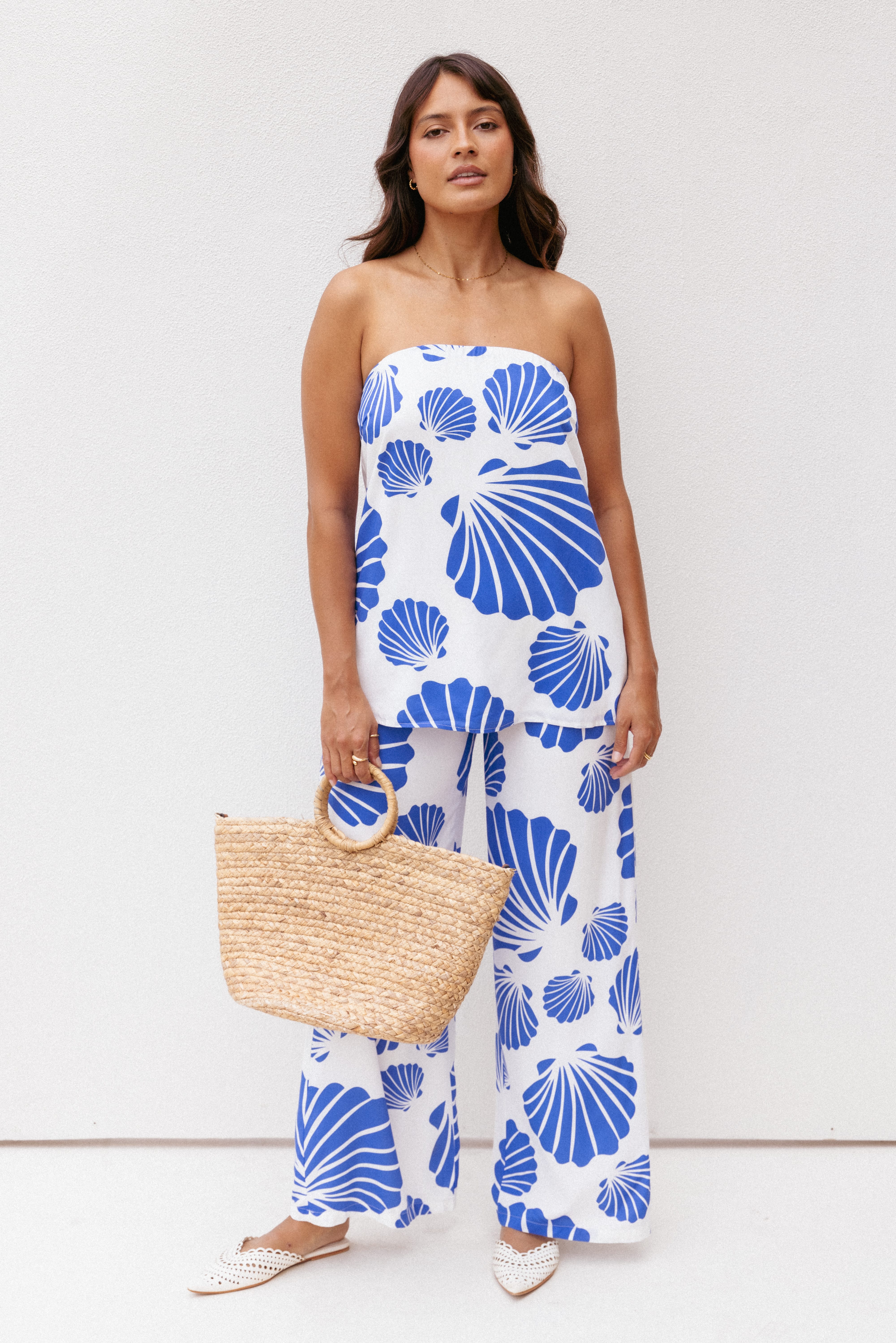 Kristy Pant Set - Blue Shell | Petal & Pup USA