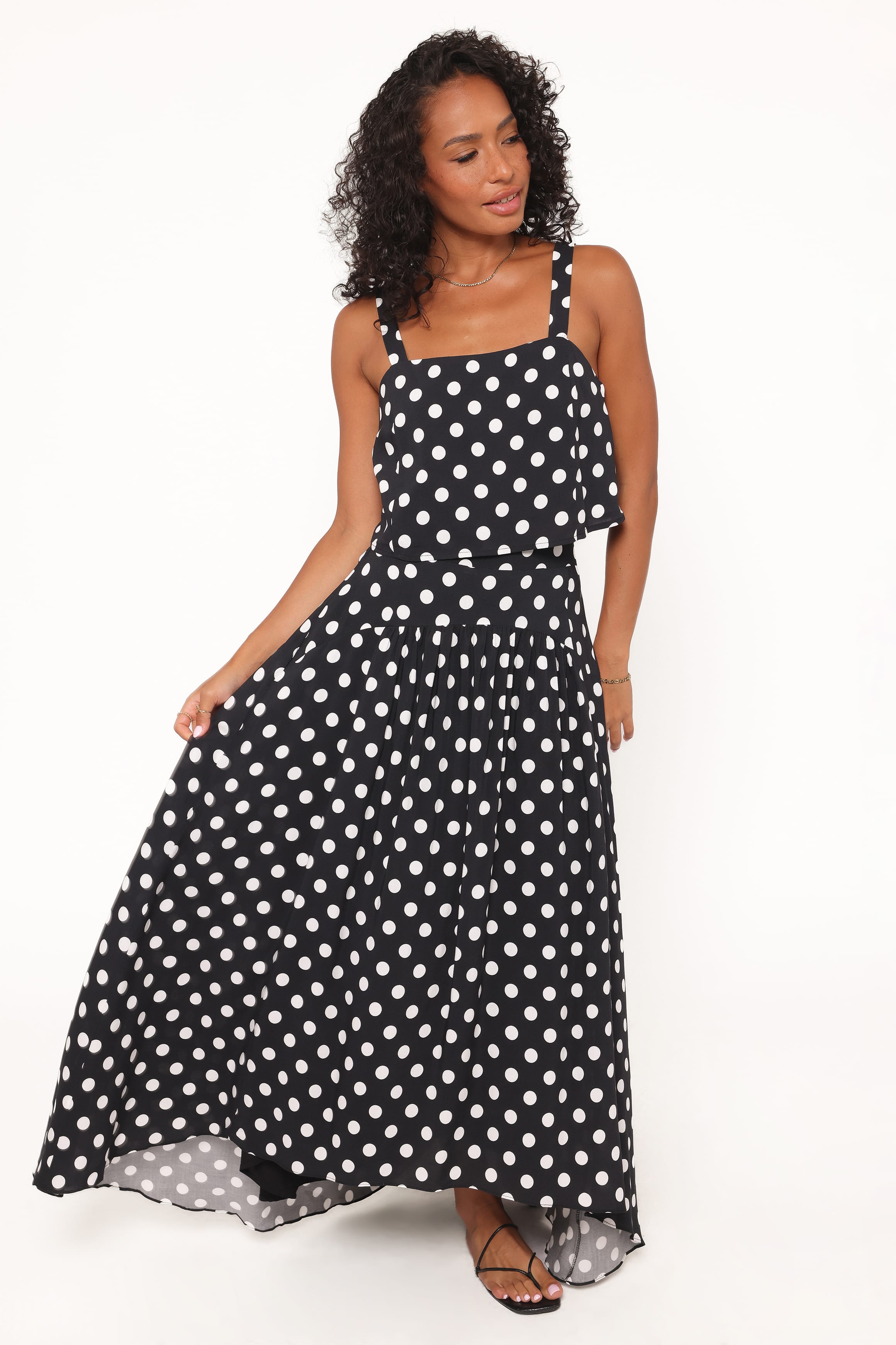 Petal and Pup USA SETS Lulu Set - Black Polka Dot