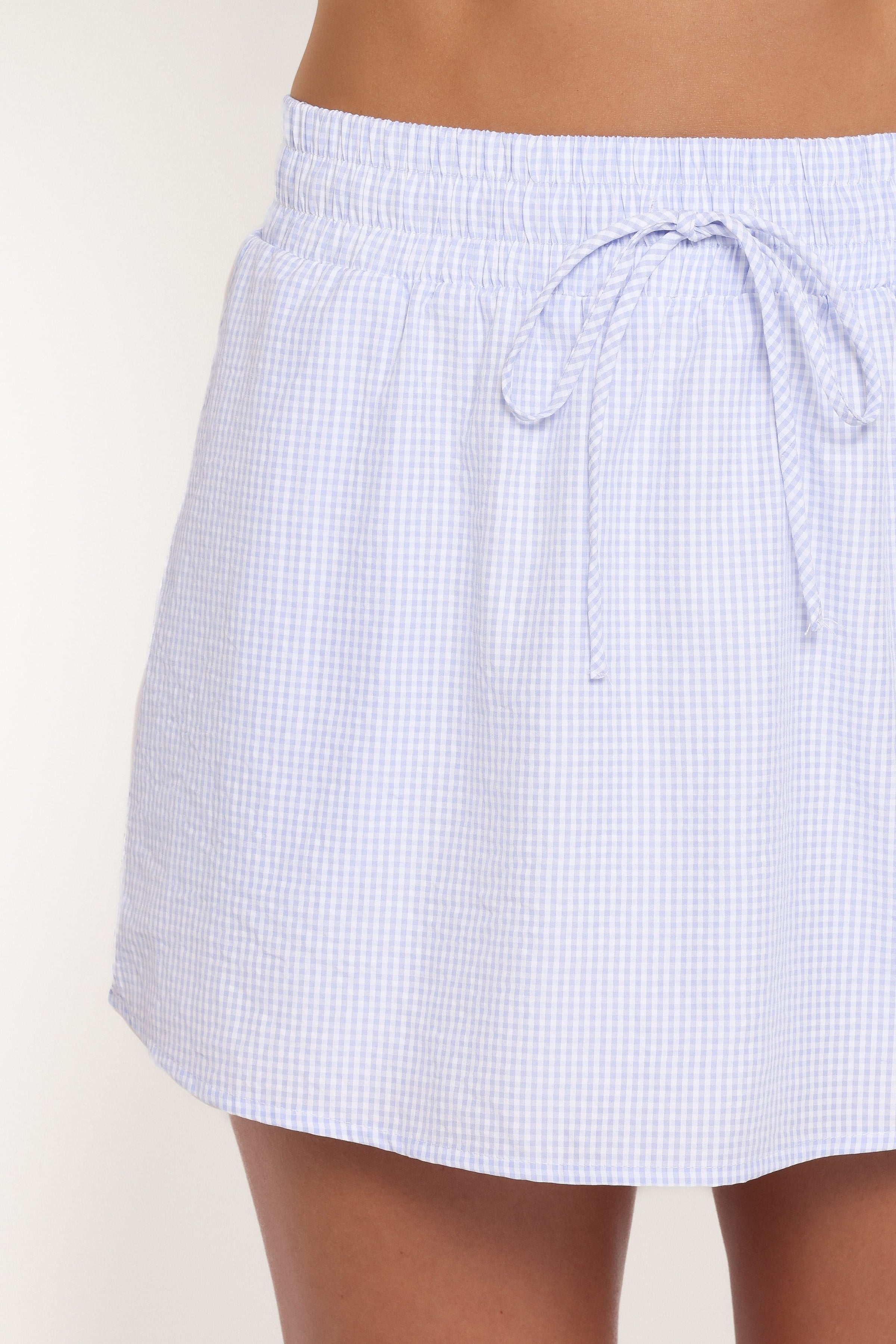 Petal and Pup USA SETS Luna Skirt Set - Blue Gingham