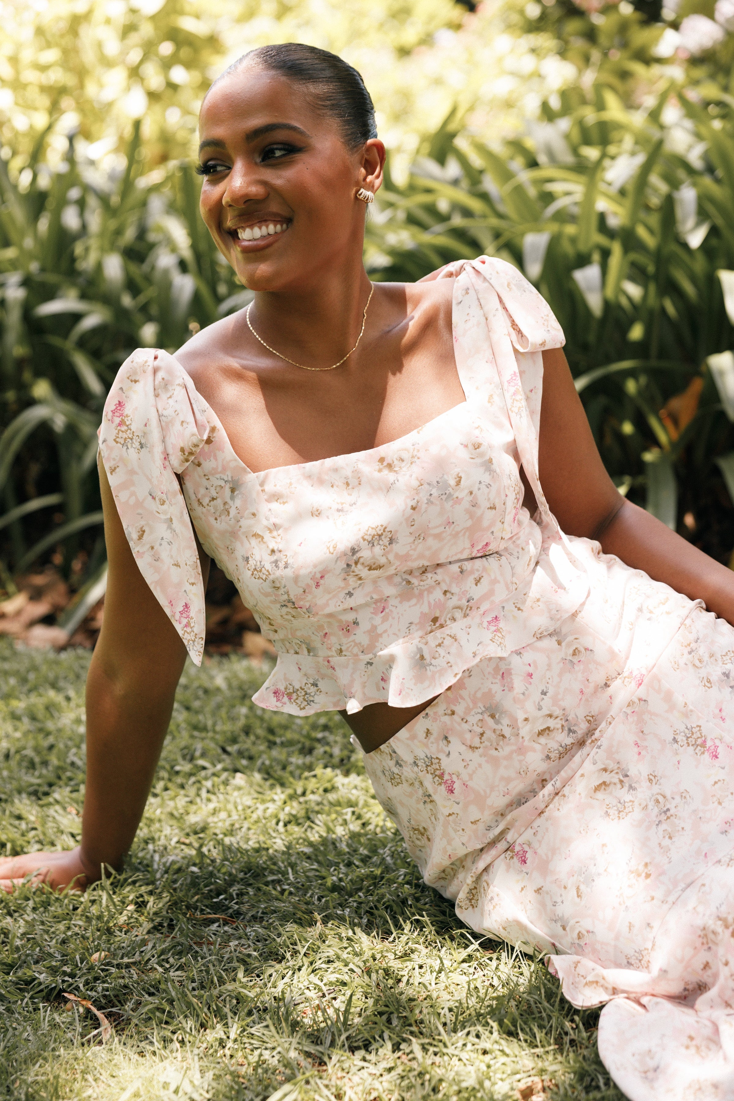 Petal and Pup USA SETS Luna Two Piece Set - Pink Floral