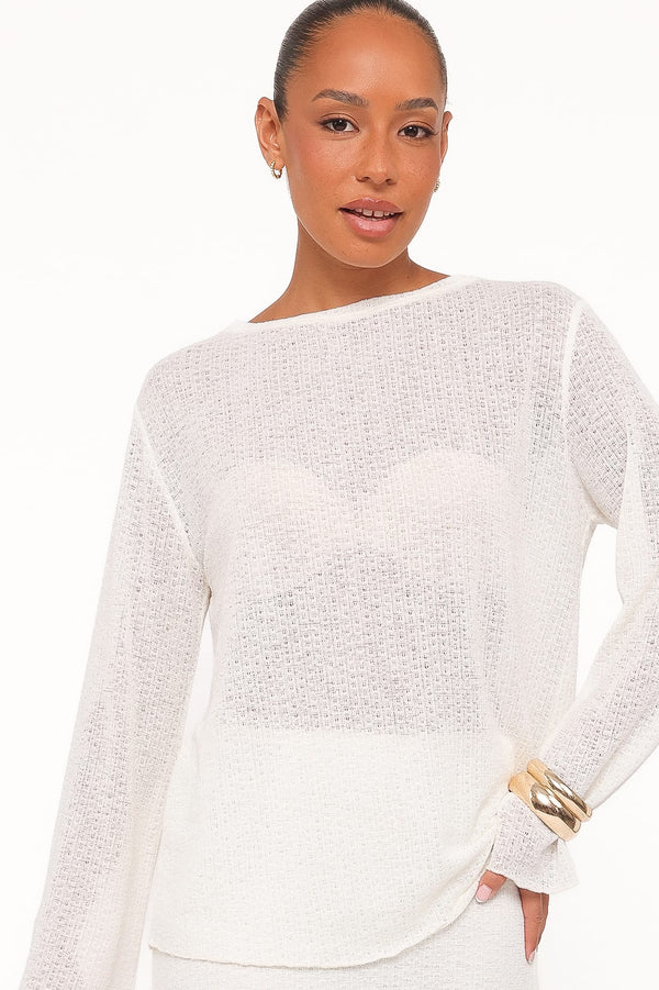Petal and Pup USA SETS Lune Knit Skirt Set - Cream