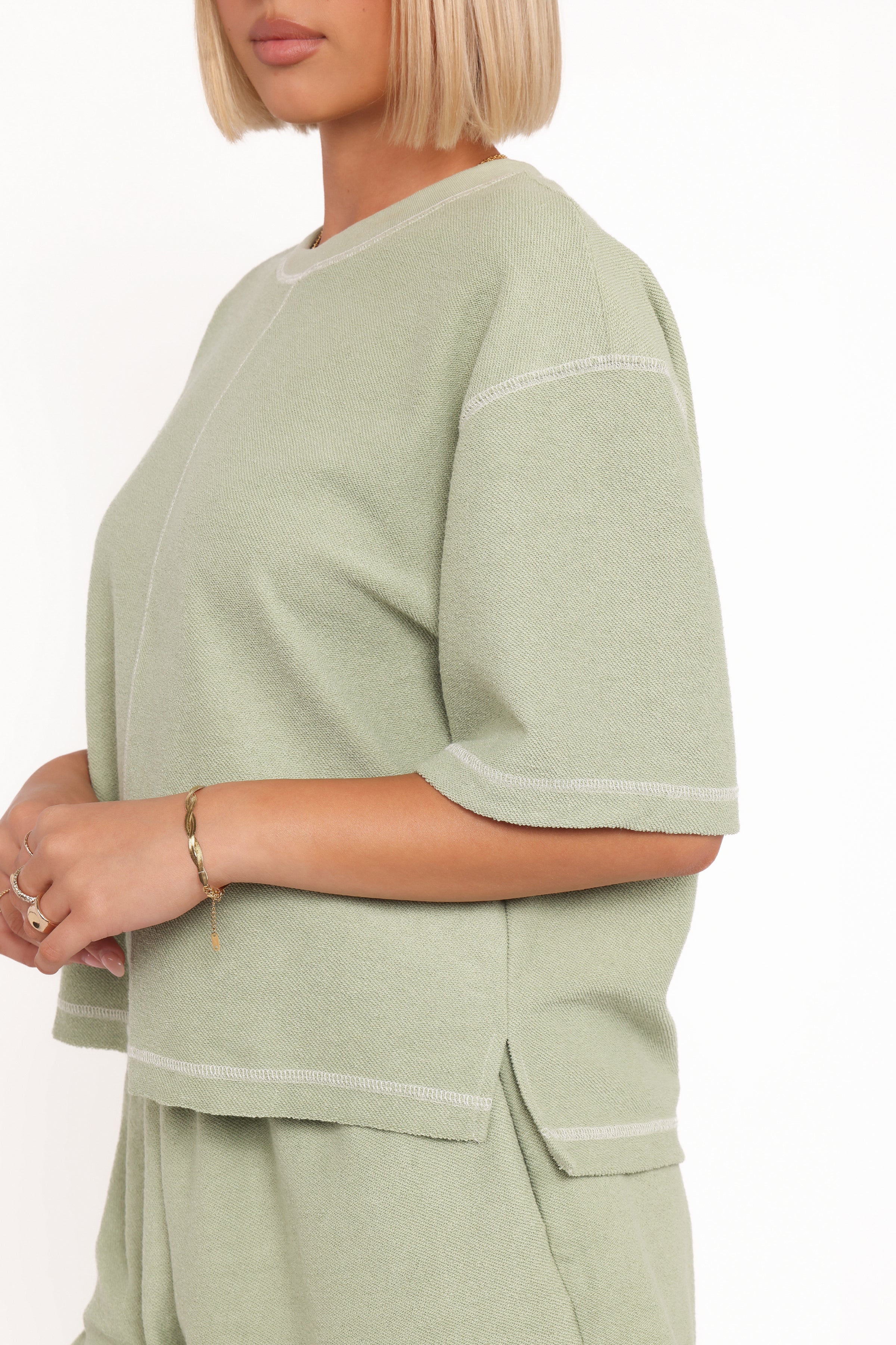 Petal and Pup USA SETS Melody Knit Short Set - Matcha