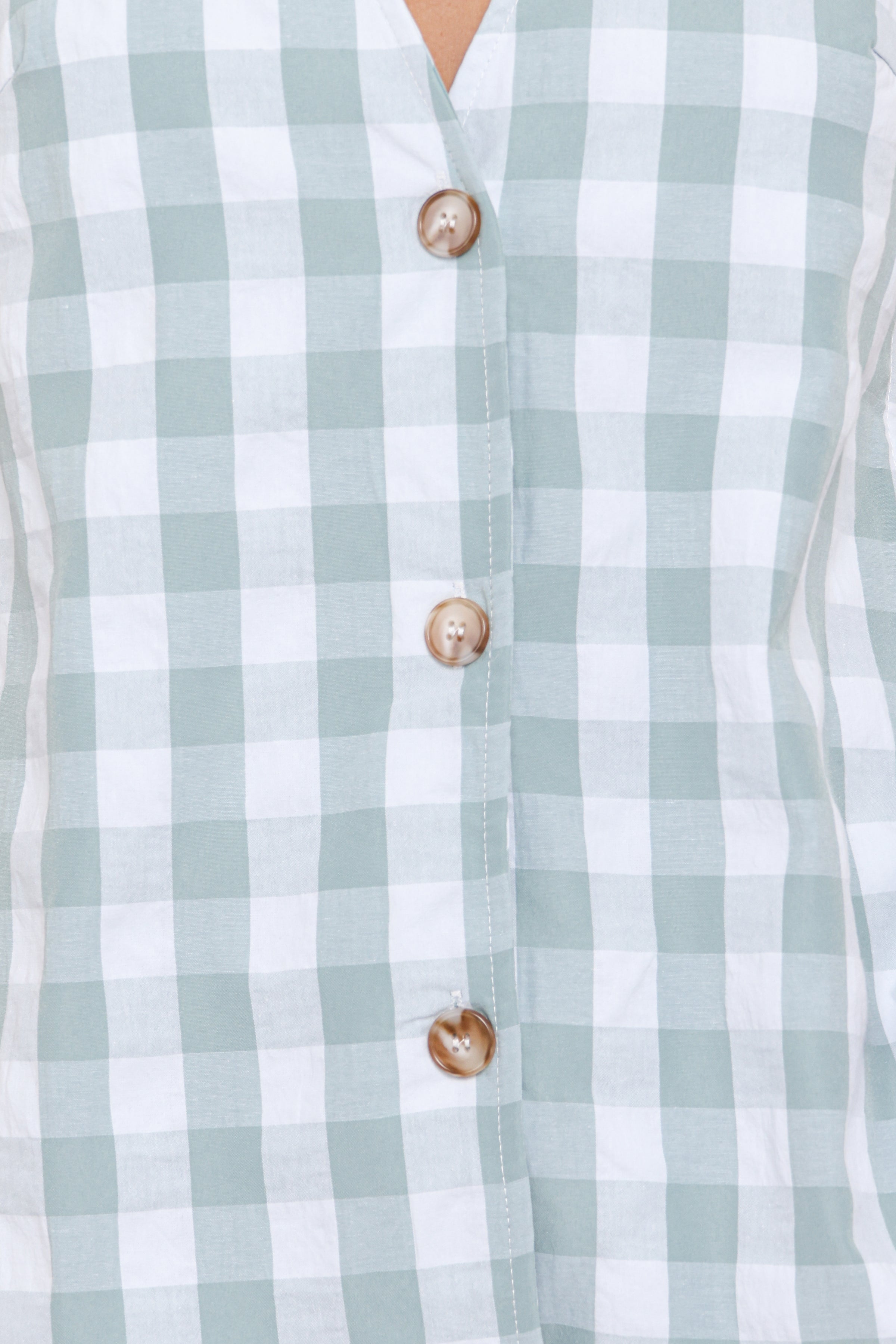 Petal and Pup USA SETS Miller Short Set - Sage Gingham