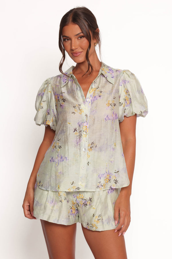 Petal and Pup USA SETS Mimii Short Set - Light Sage