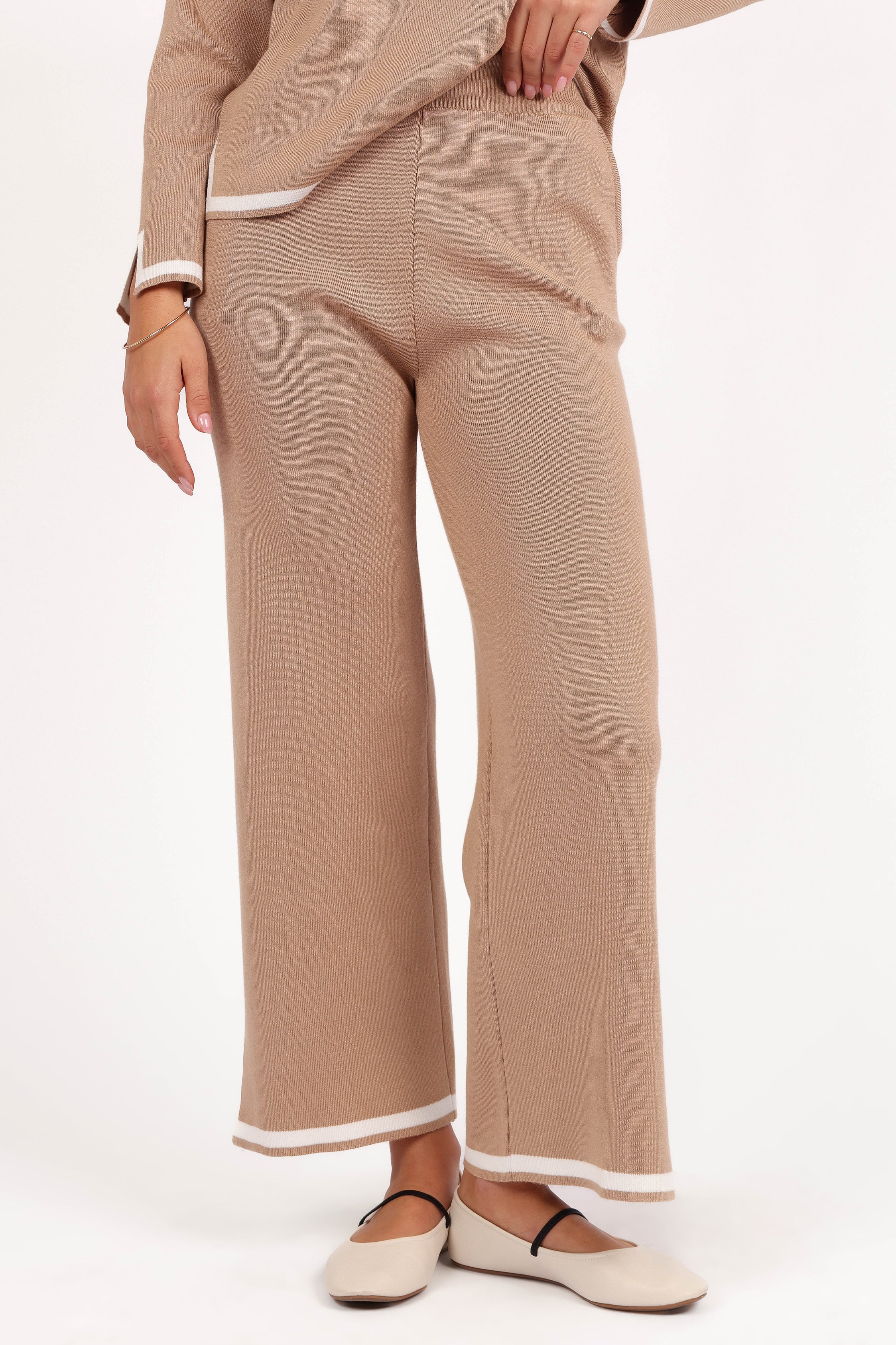 Petal and Pup USA SETS Nathan Two Piece Knit Set - Latte