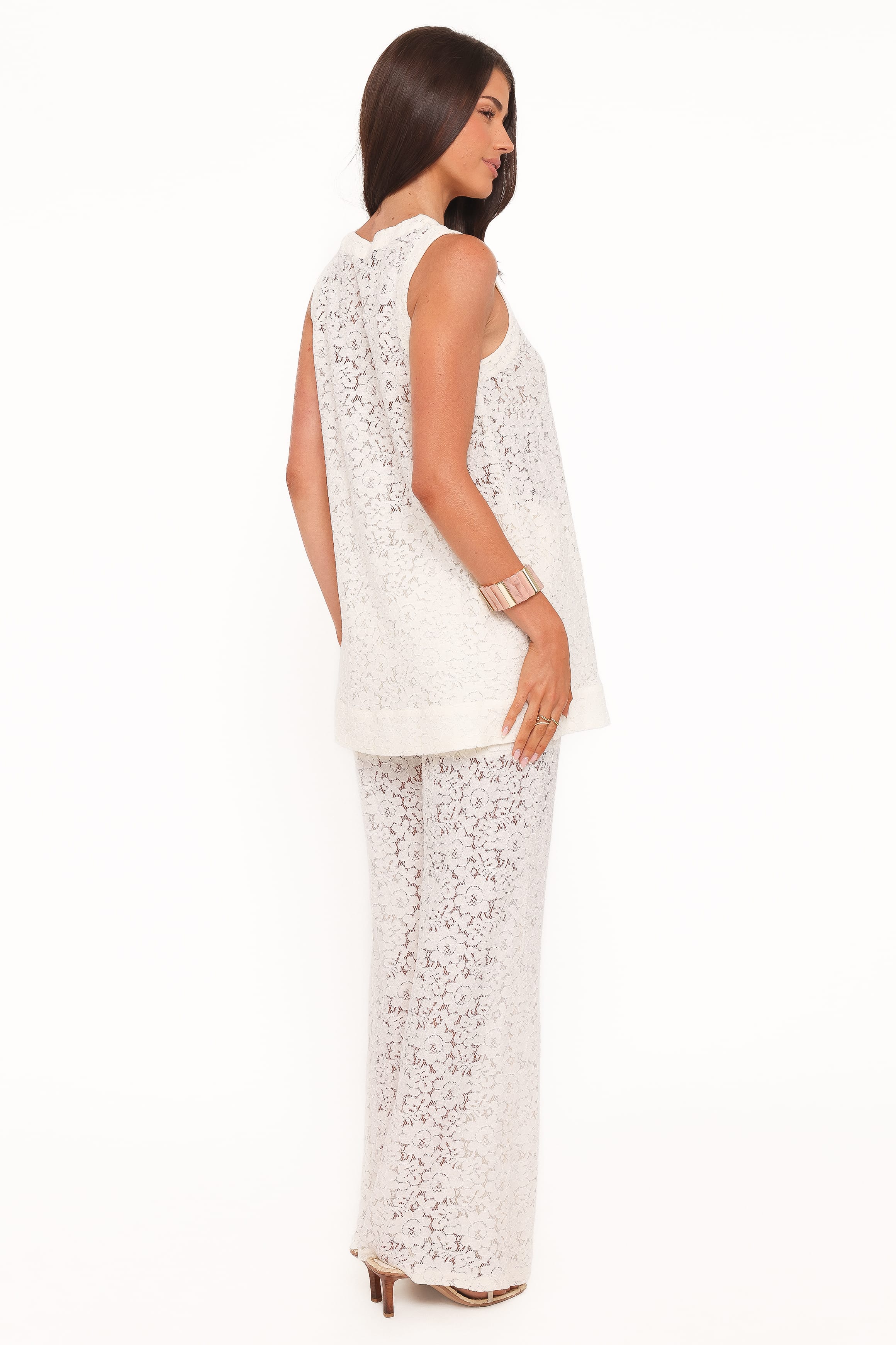Petal and Pup USA SETS Sammy Embroidered Set - Cream Lace