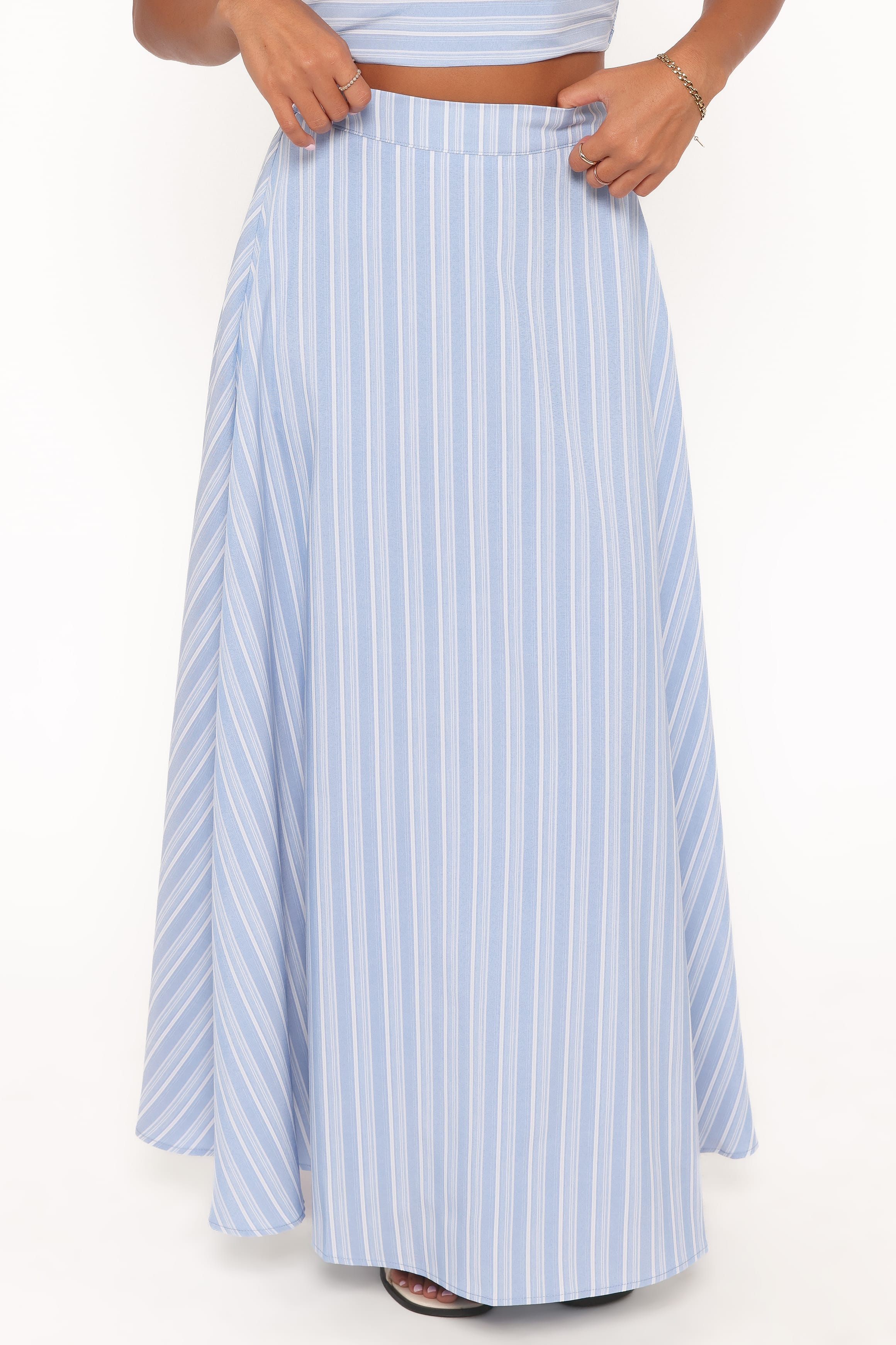 Petal and Pup USA SETS Serafina Two Piece Set - Blue Stripe