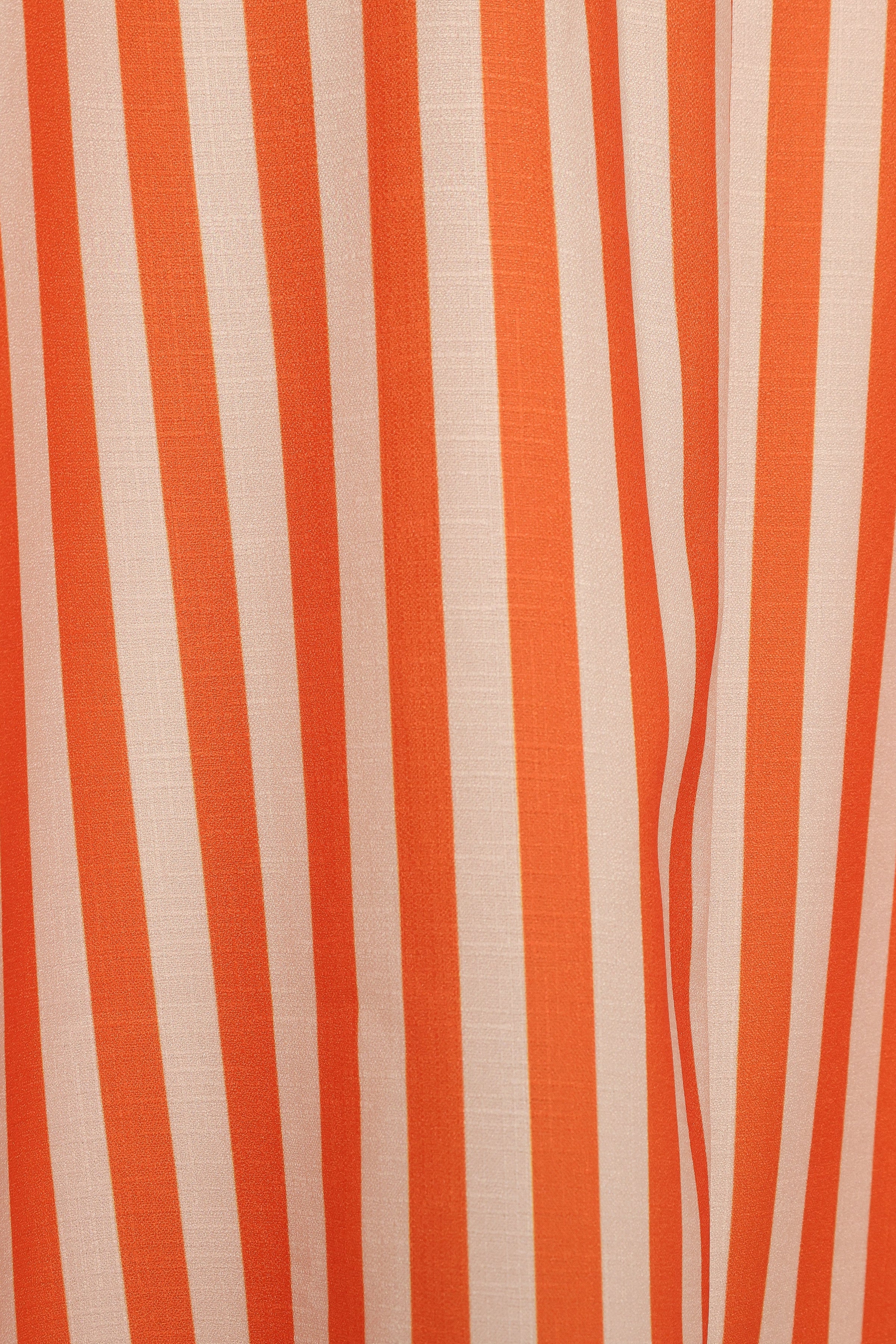 Petal and Pup USA SETS Serafina Two Piece Set - Orange Beige Stripe