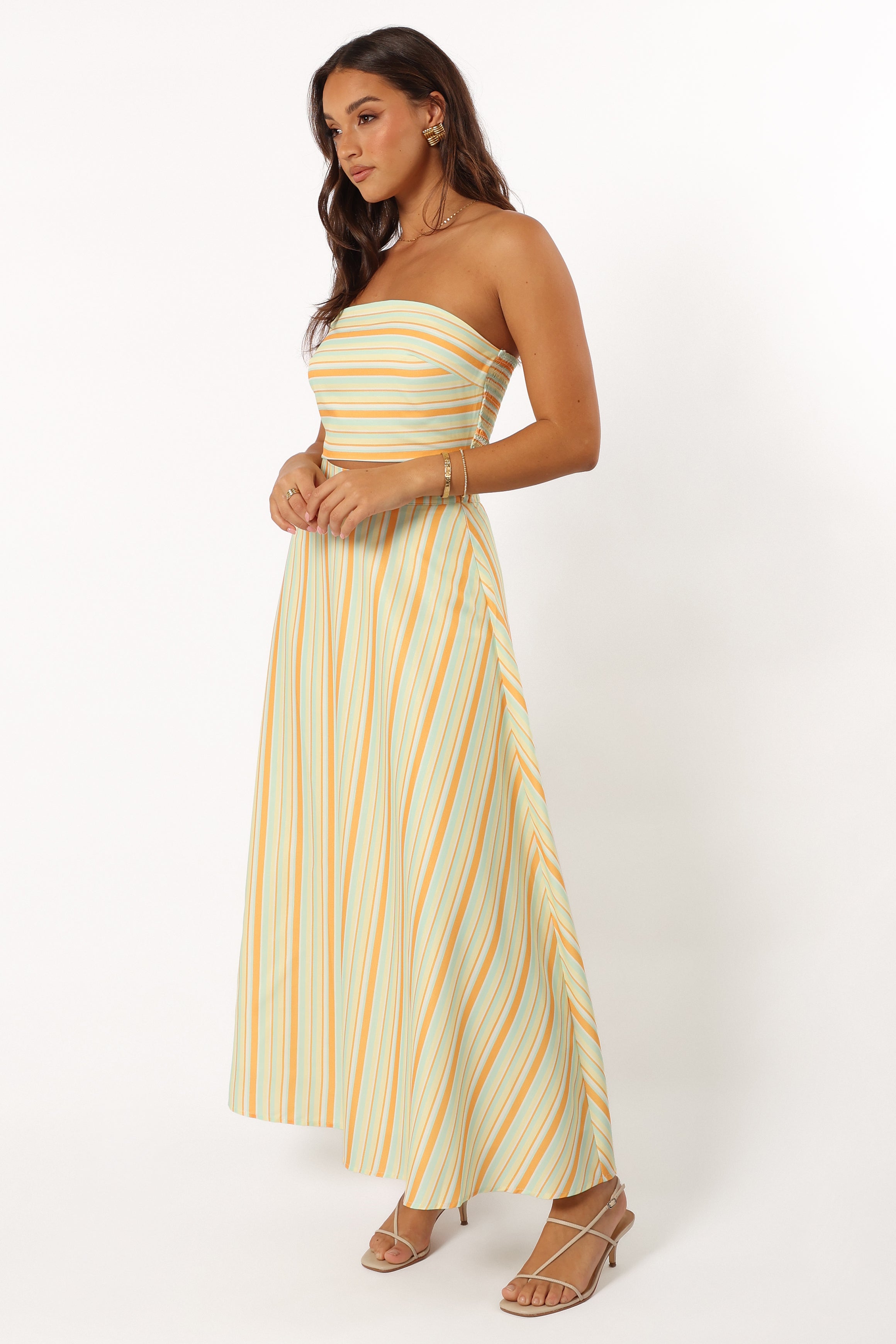Petal and Pup USA SETS Serafina Two Piece Set - Orange Stripe