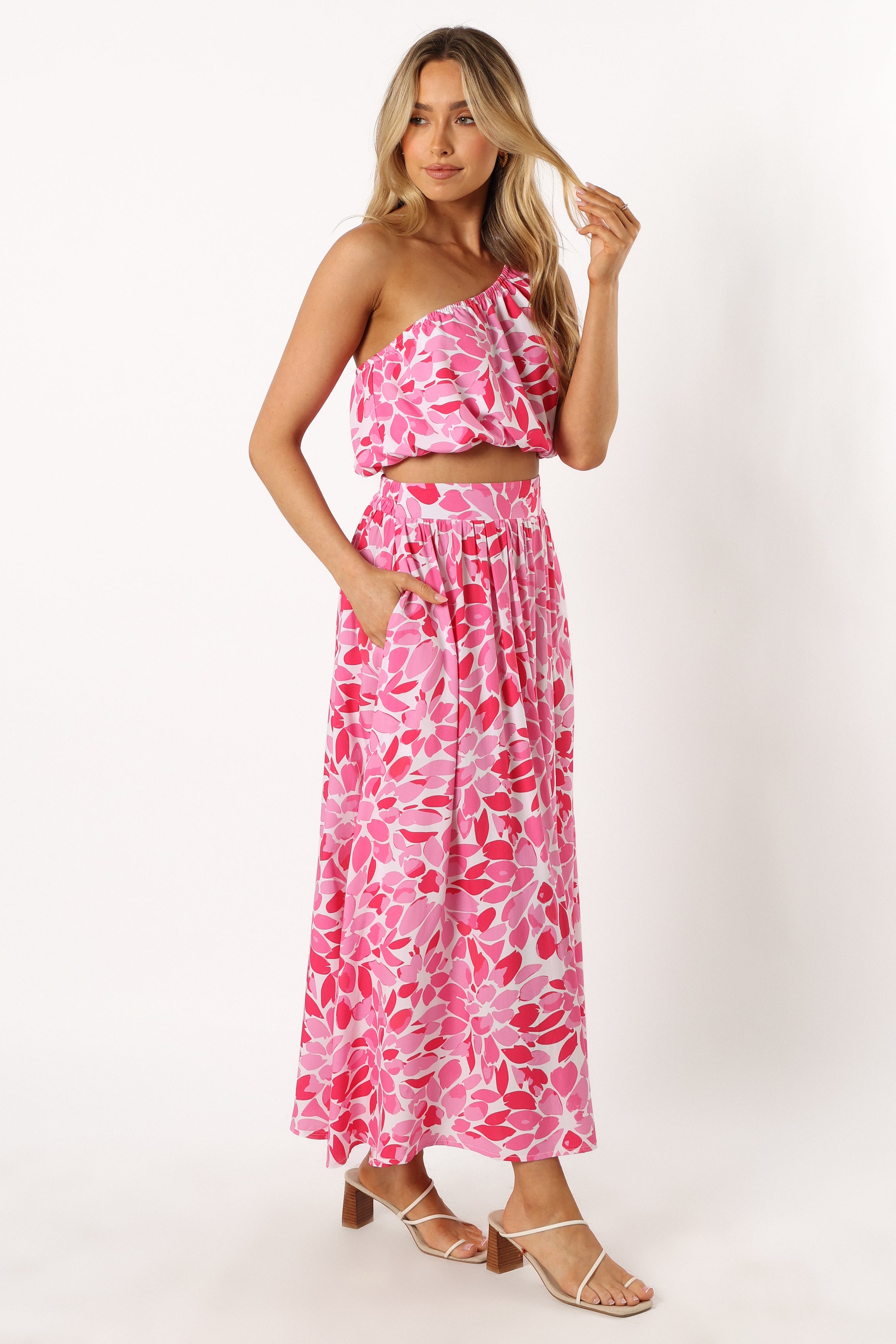 Petal and Pup USA SETS Shantelle Skirt Set - Pink