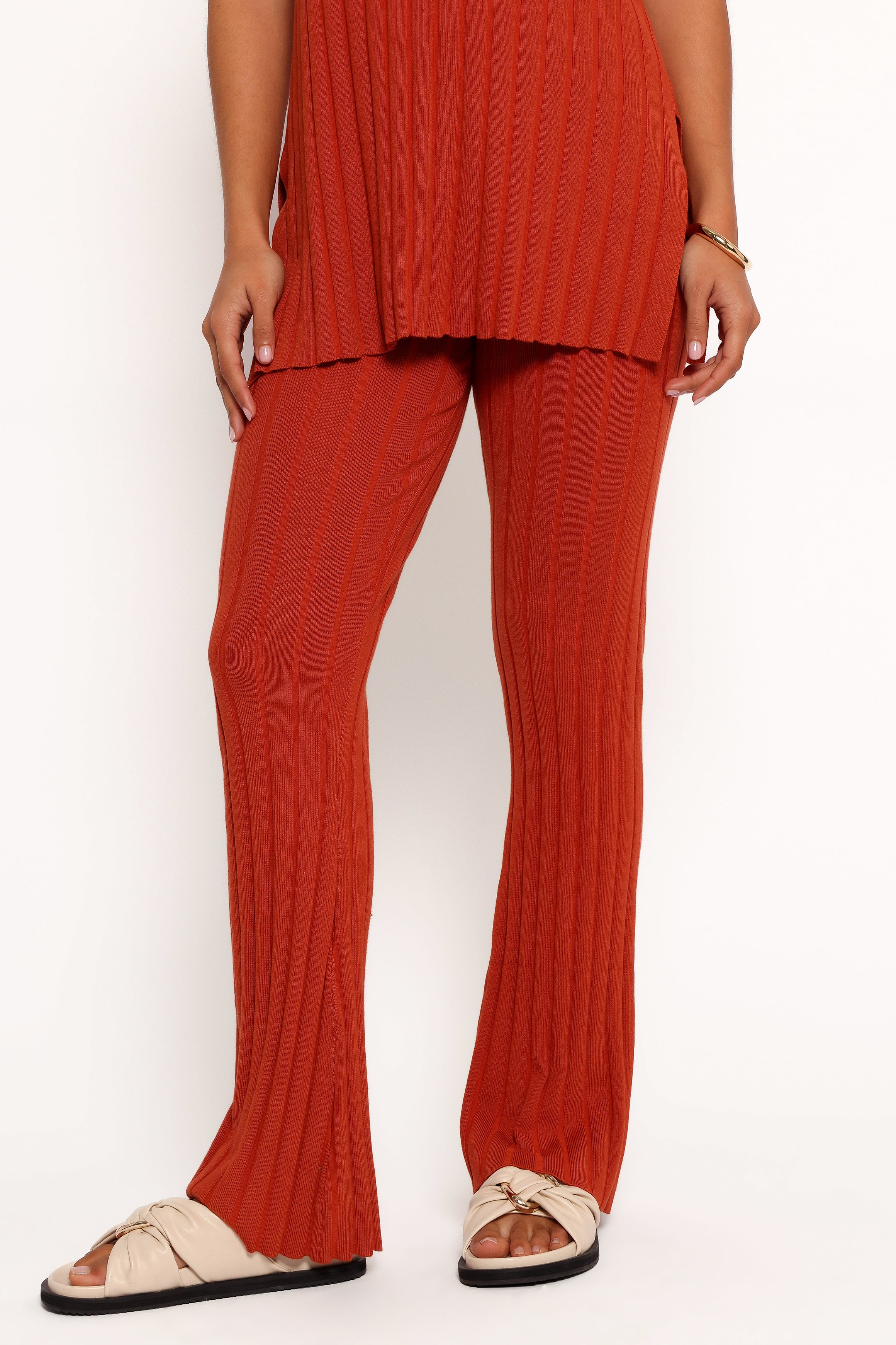 Petal and Pup USA SETS Silvie Knitted Set - Rust