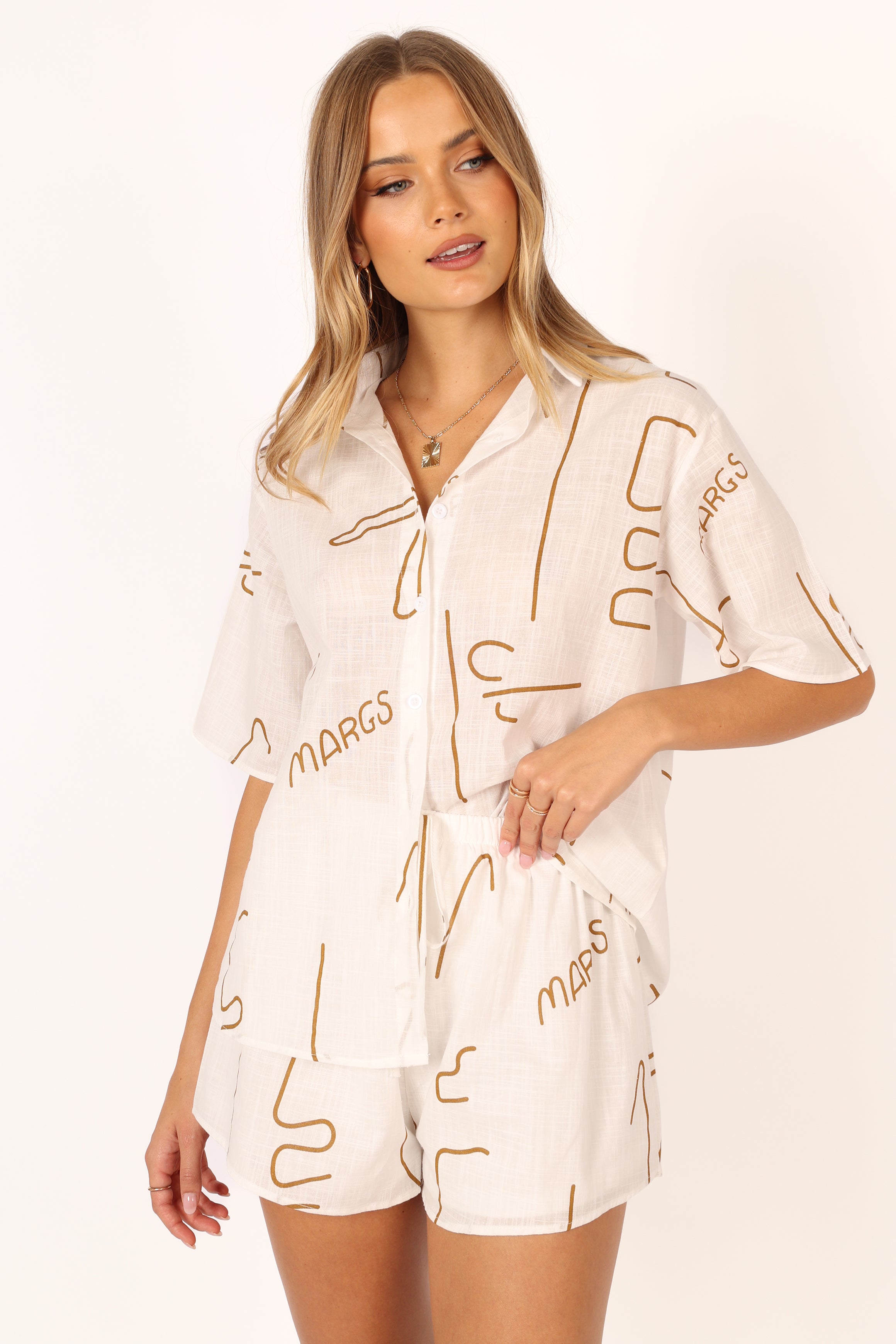 Petal and Pup USA SETS Sunset Short Set - Brown