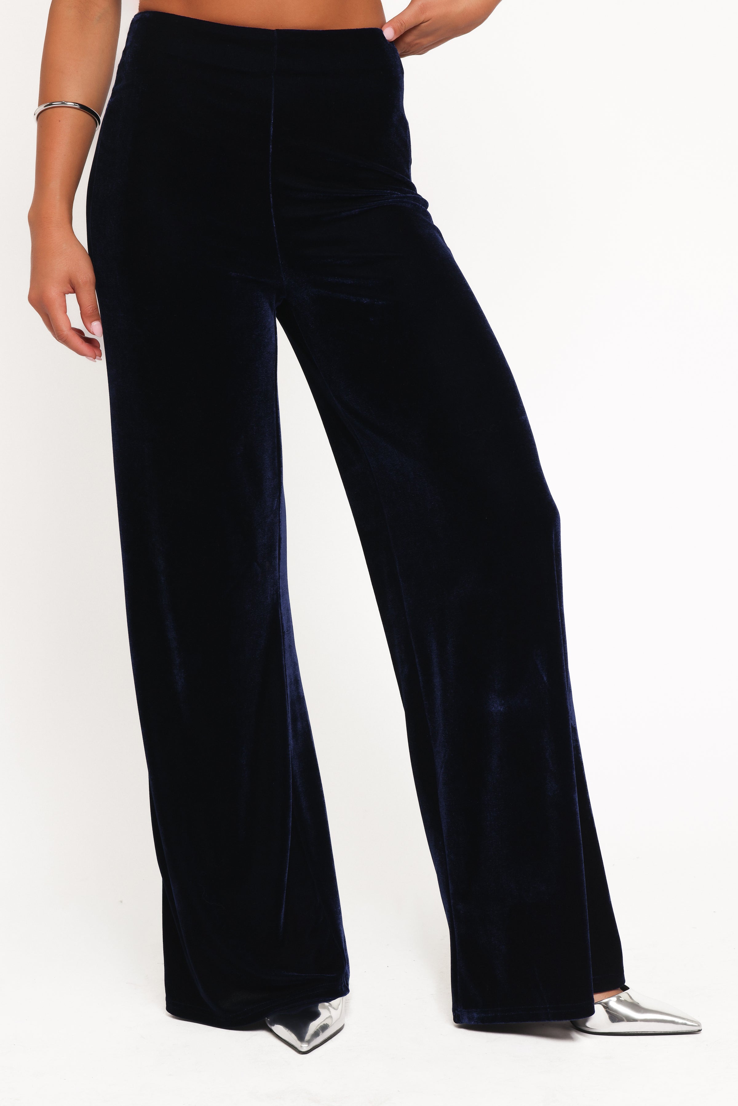 Petal and Pup USA SETS Sutton Strapless Pant Set - Midnight Blue Velvet