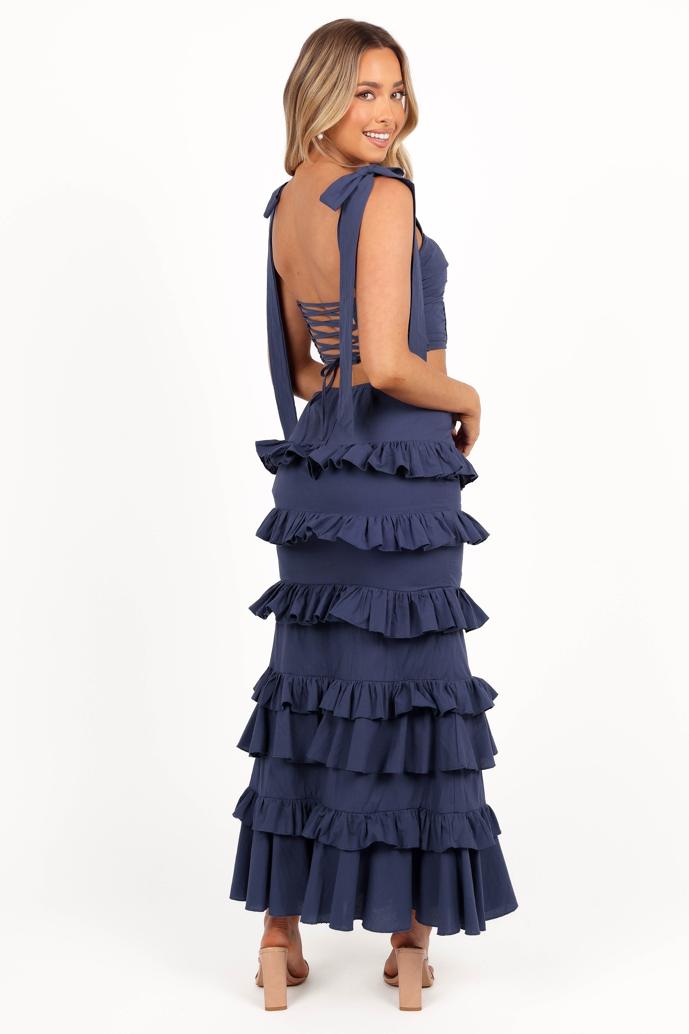 Tia Two Piece Set - Navy | Petal & Pup USA