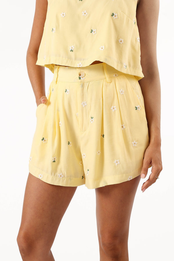 Petal and Pup USA SETS Tiana Short Set - Yellow