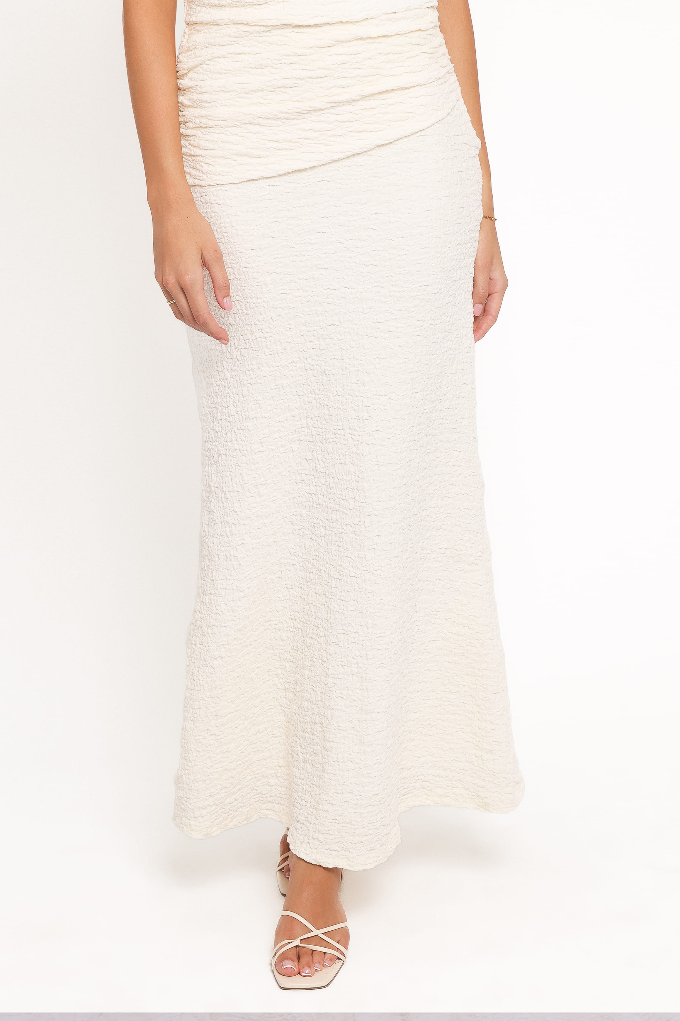 Petal and Pup USA SETS Vesper Maxi Skirt Set - Cream