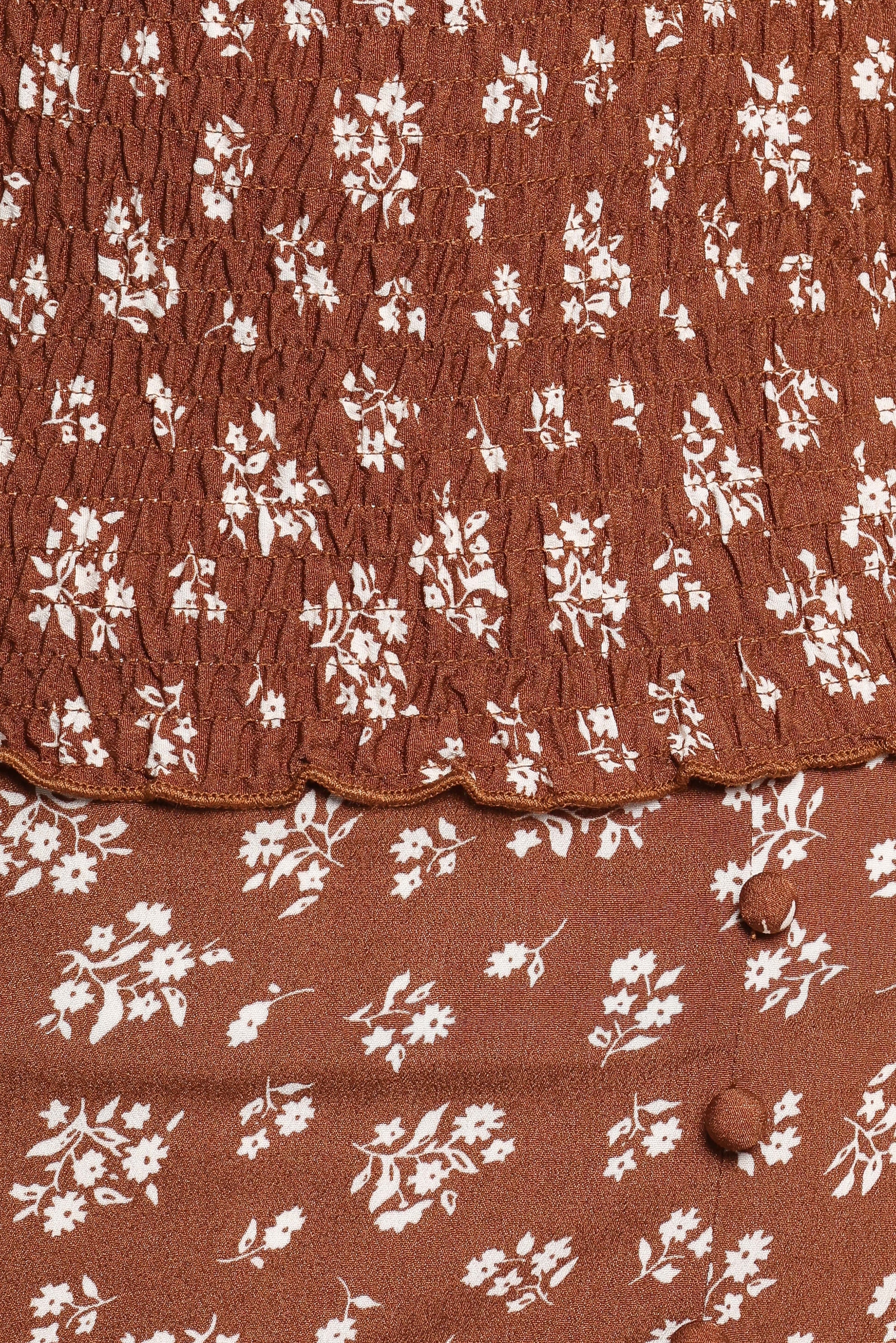 Petal and Pup USA SETS Zola Skirt Set - Brown Ditsy Floral