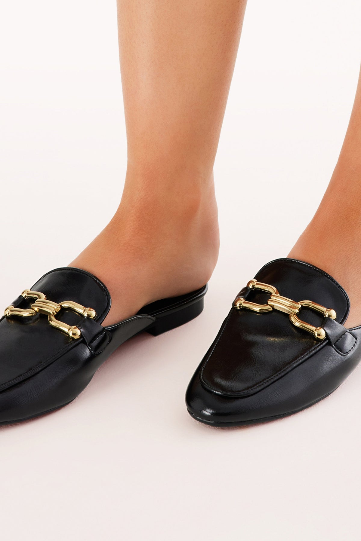black dress mules shoes BILLINI Enza Mule Loafer 6 / Size:US 12.5-13 / UK 12 Karen Millen Figure Form from meetings or drinks wood