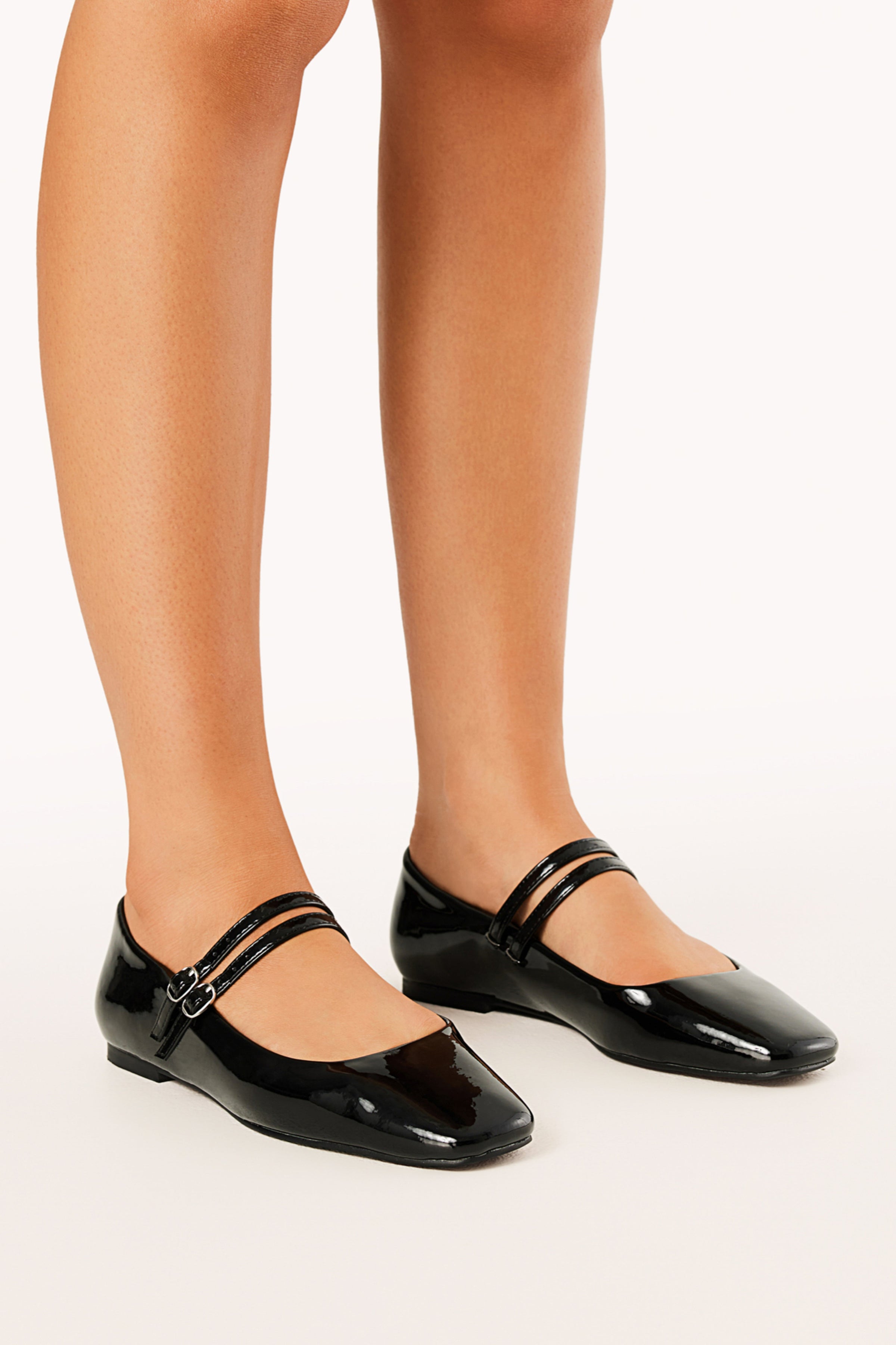 Petal and Pup USA SHOES Finnegan Flats - Black Patent