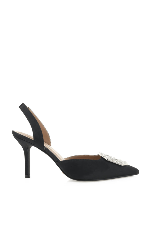 Petal and Pup USA SHOES Katie Slingback Heel - Black